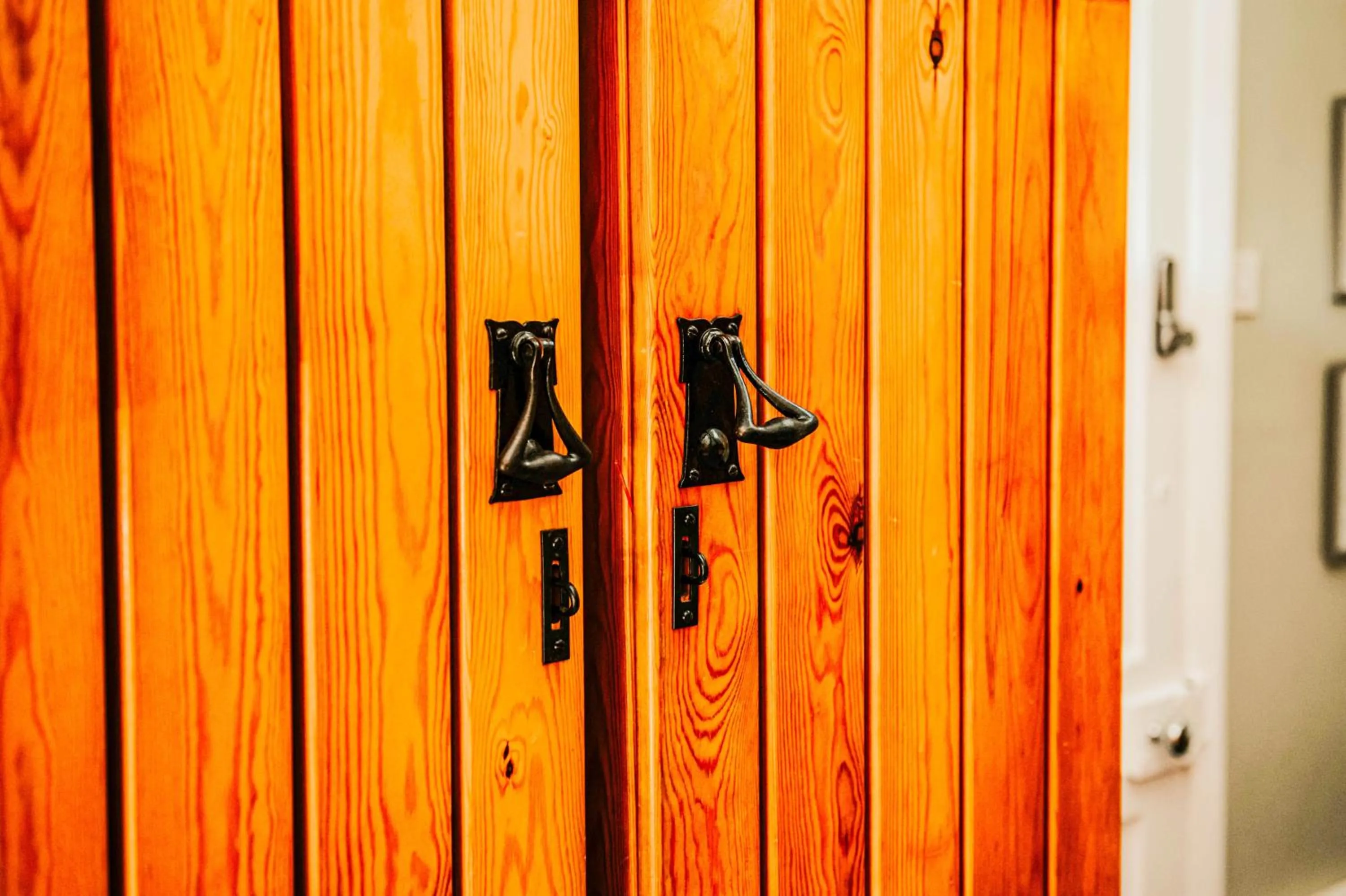 microwave in Denton House Hostel