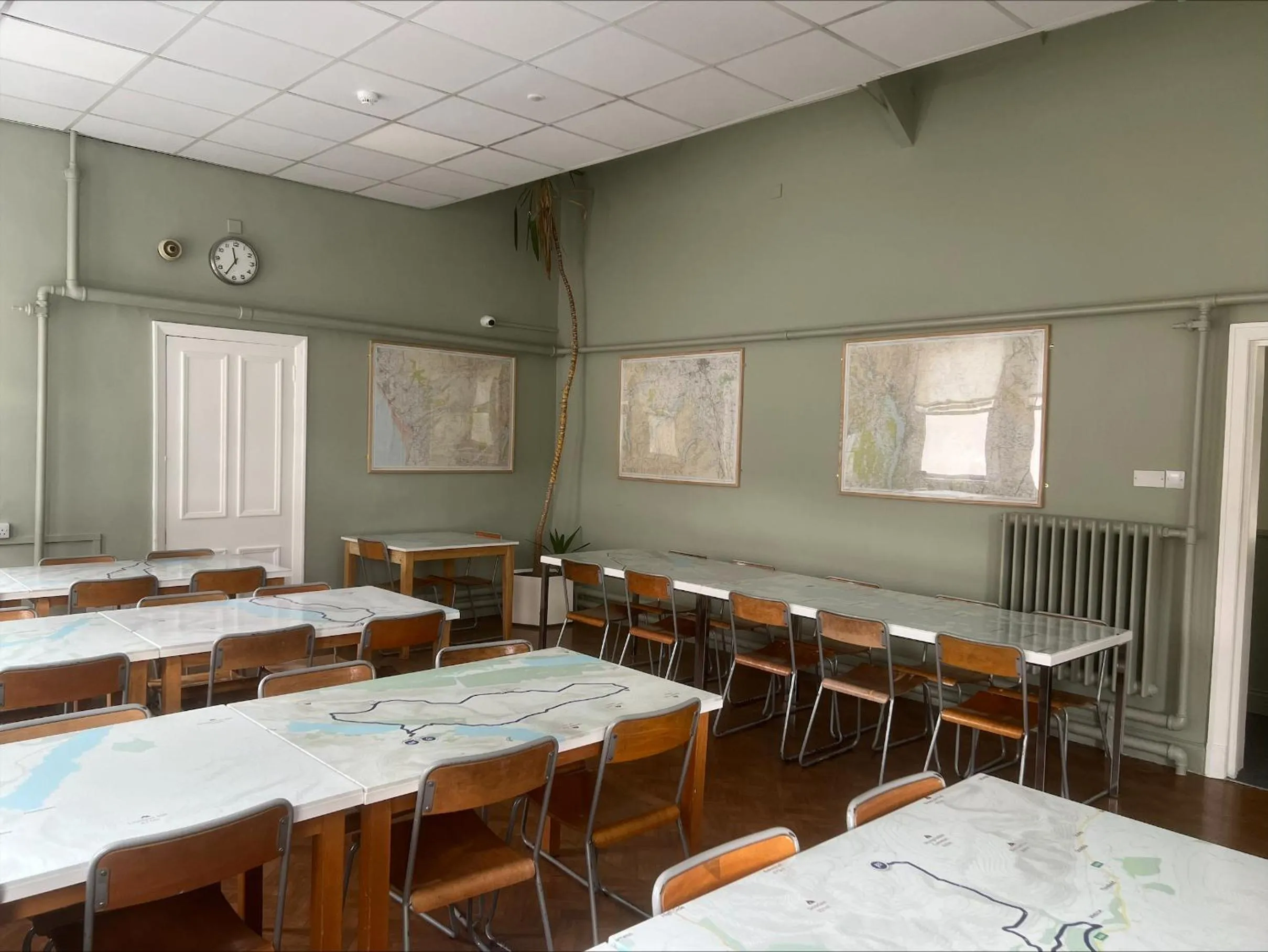 Dining area in Denton House Hostel
