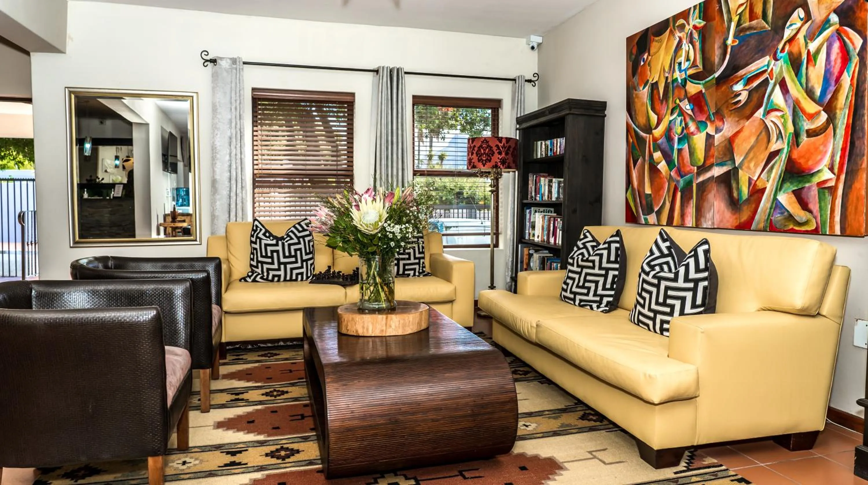 Communal lounge/ TV room in Woodbridge Lodge