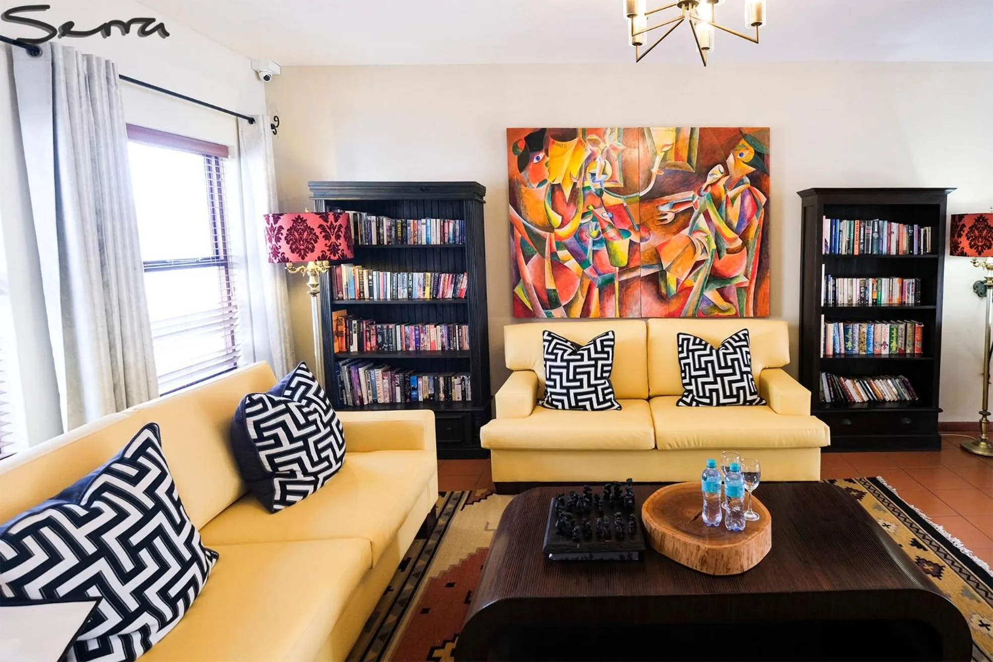 Living room in Woodbridge Lodge