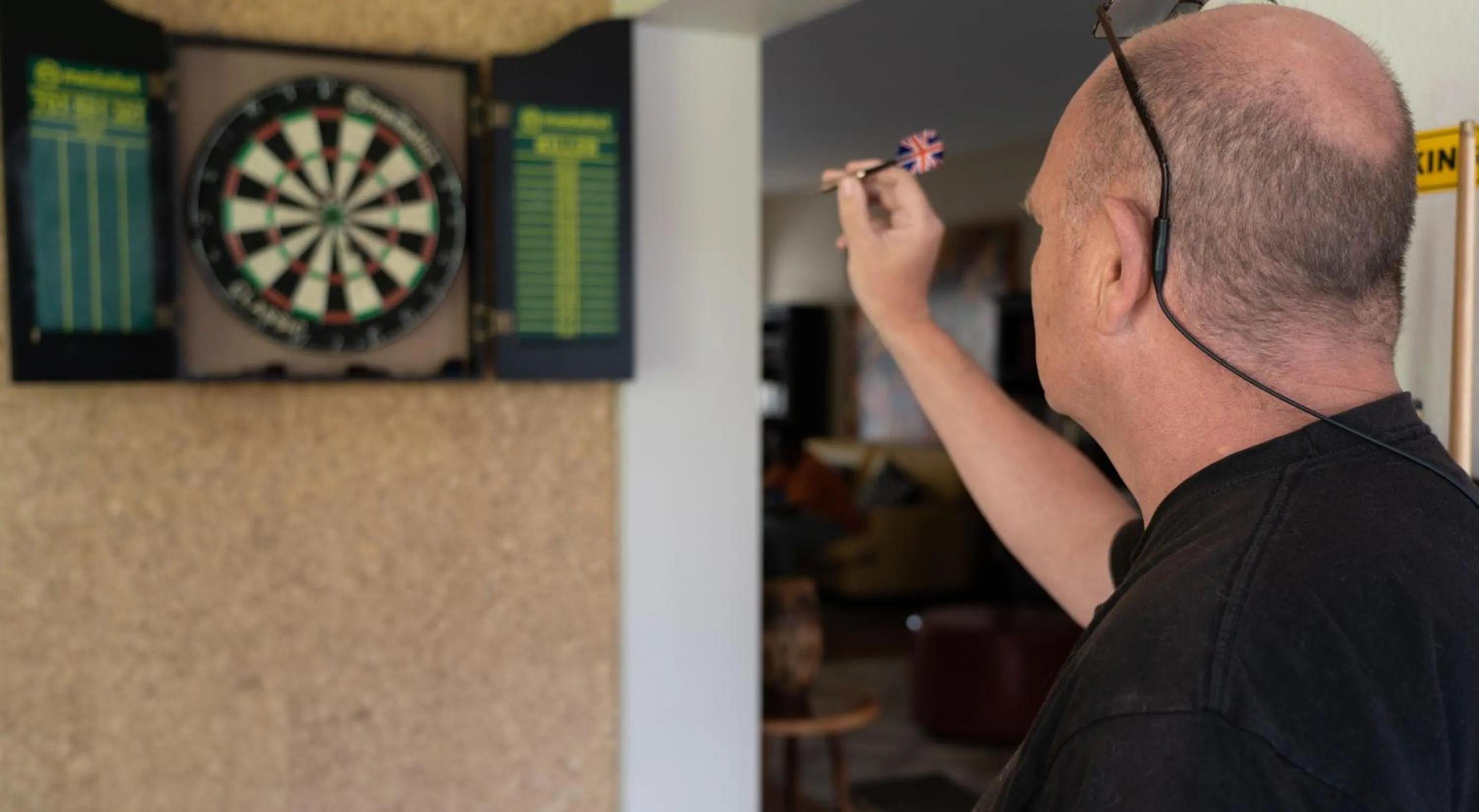 Communal lounge/ TV room in Woodbridge Lodge