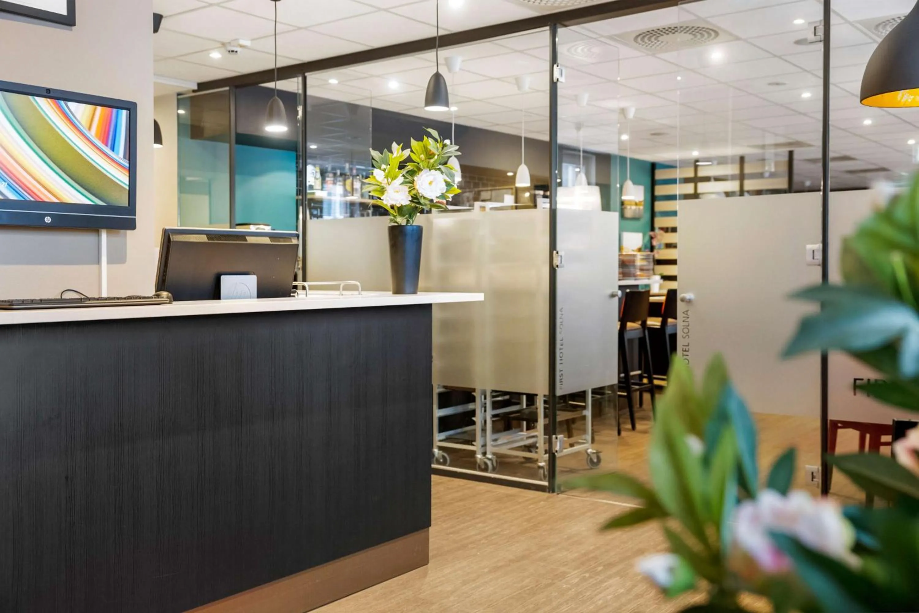 Lobby or reception in Best Western Hotel Solna