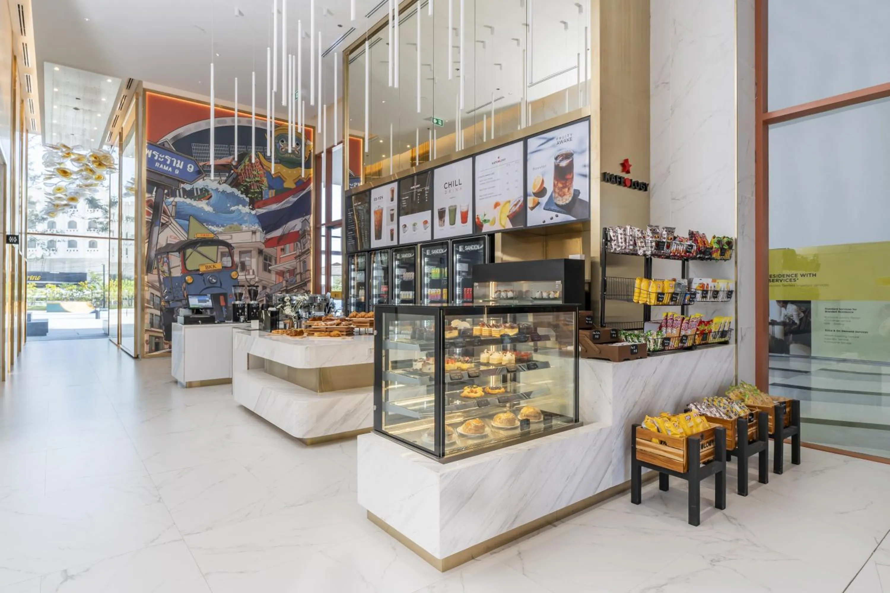 Food and drinks in Cassia Rama 9 Bangkok, part of Banyan Group