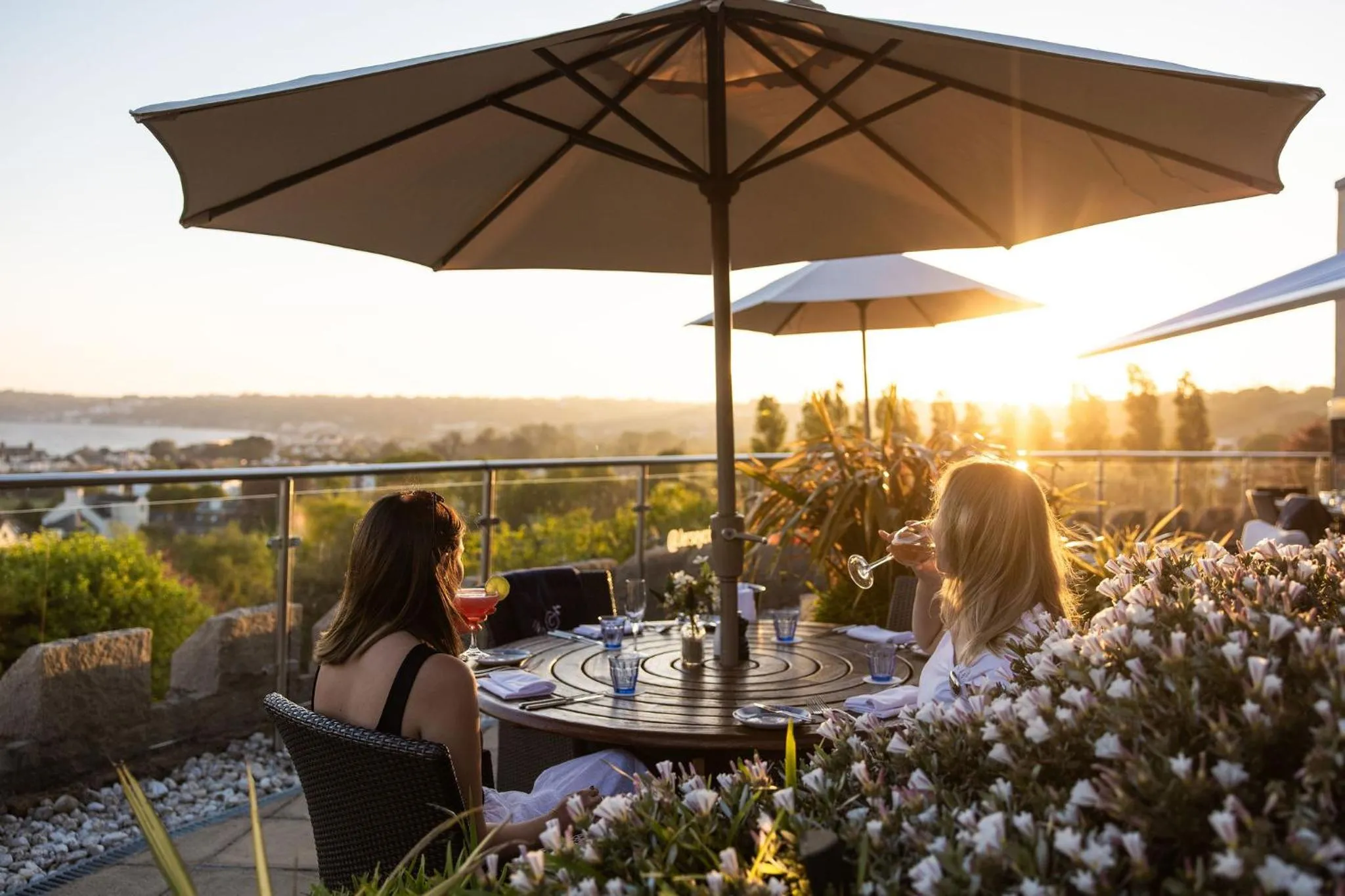 Patio in Hotel Cristina
