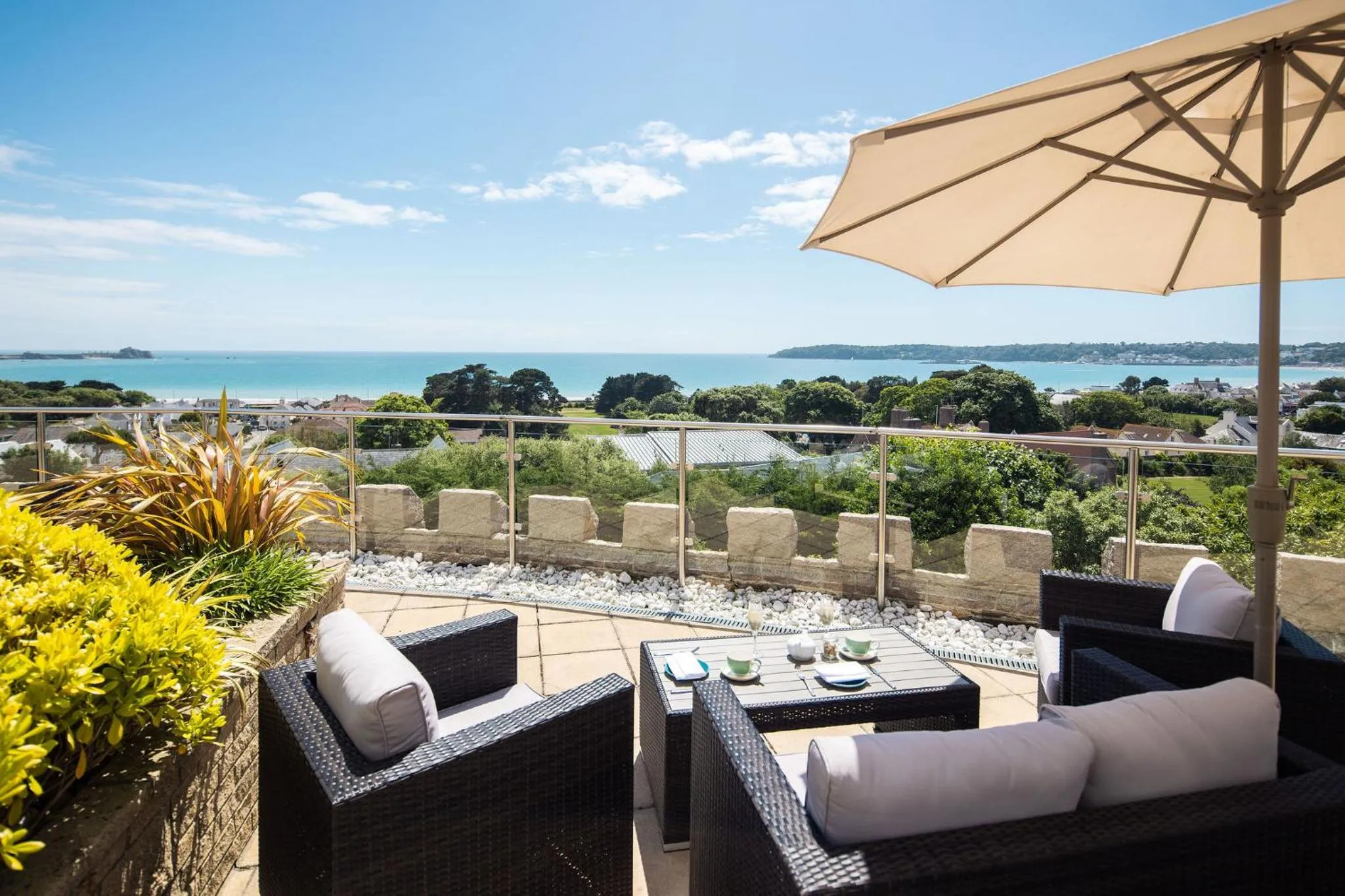 Patio in Hotel Cristina