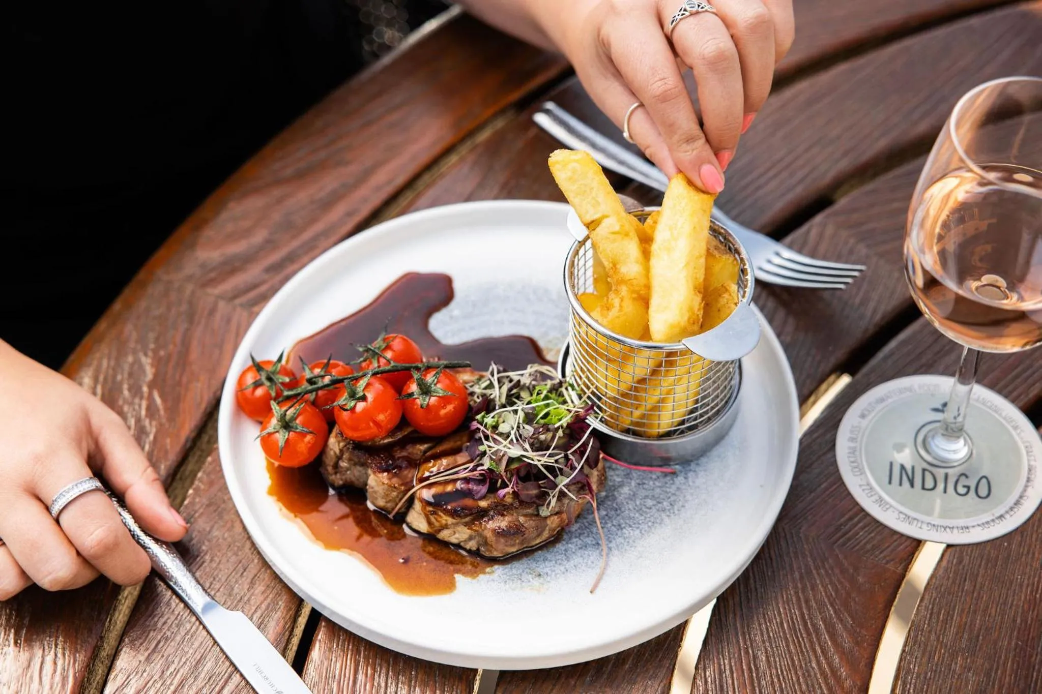 Food and drinks in Hotel Cristina