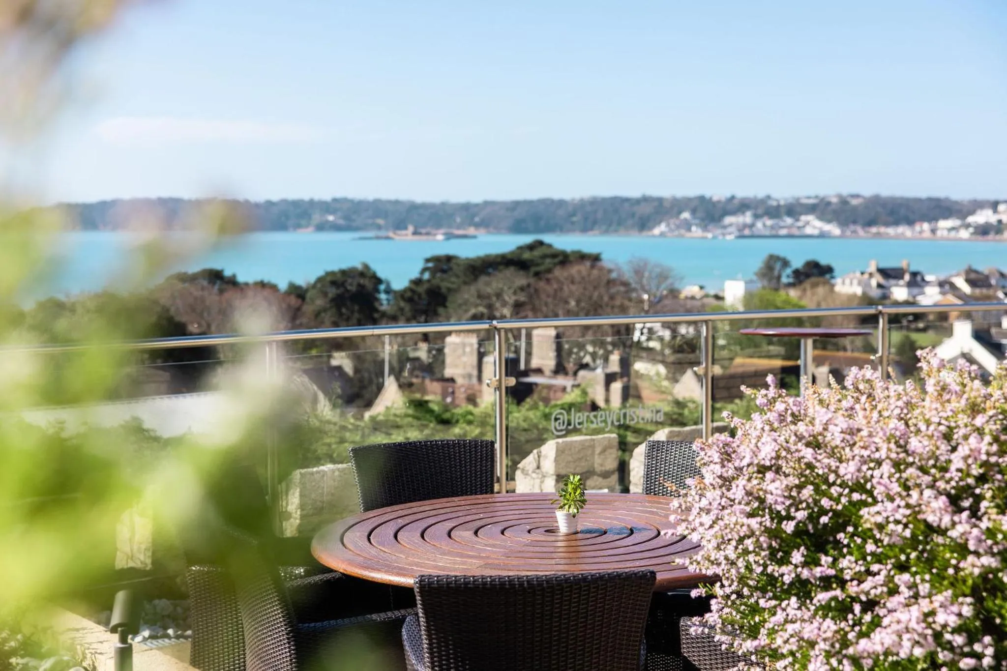 Patio in Hotel Cristina