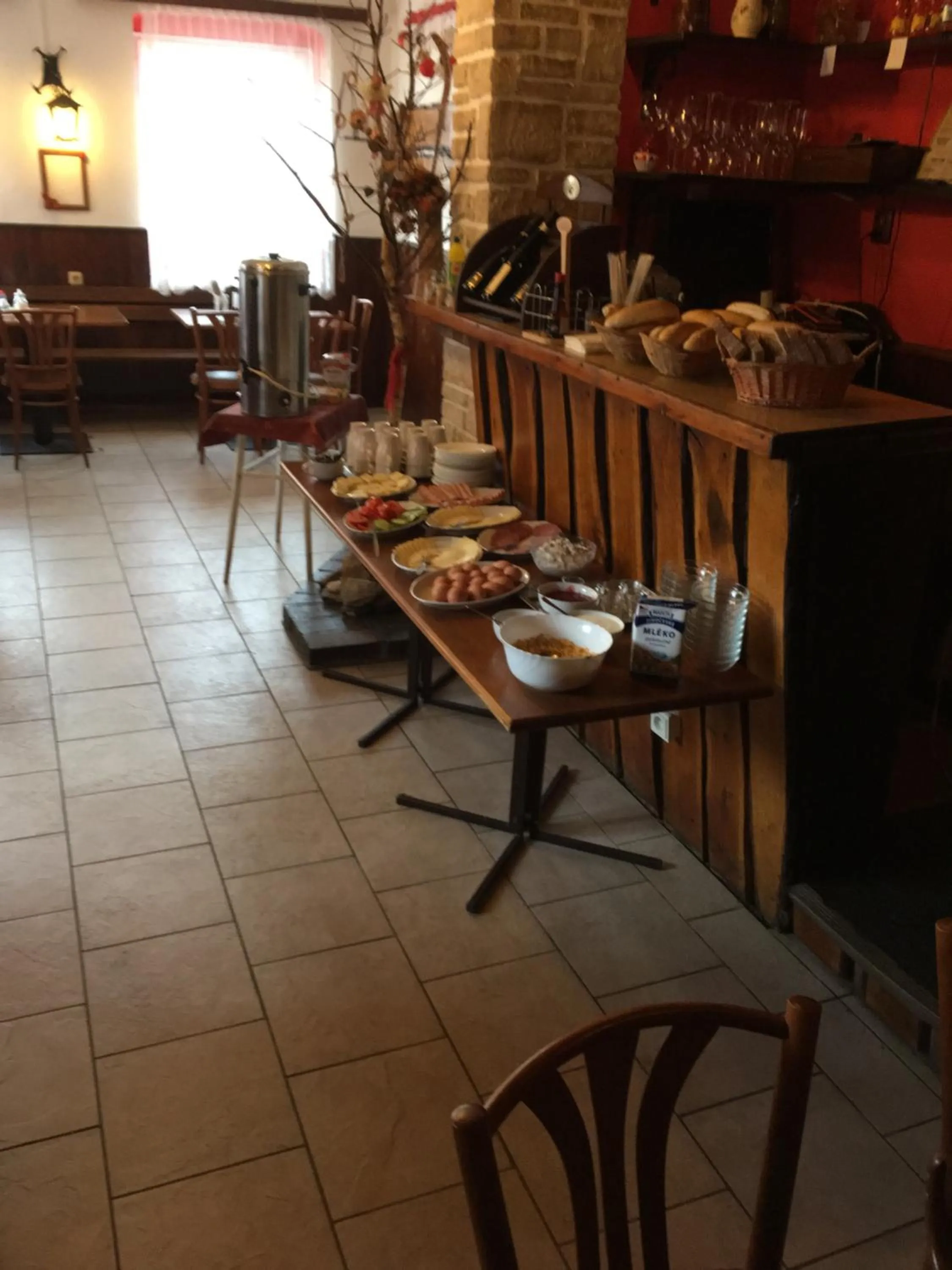 Buffet breakfast in Horský Hotel Arnica