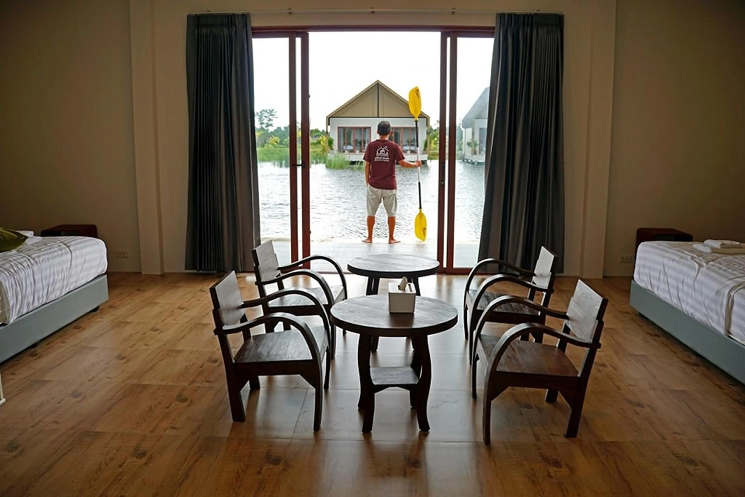 Bed in Burichan Resort