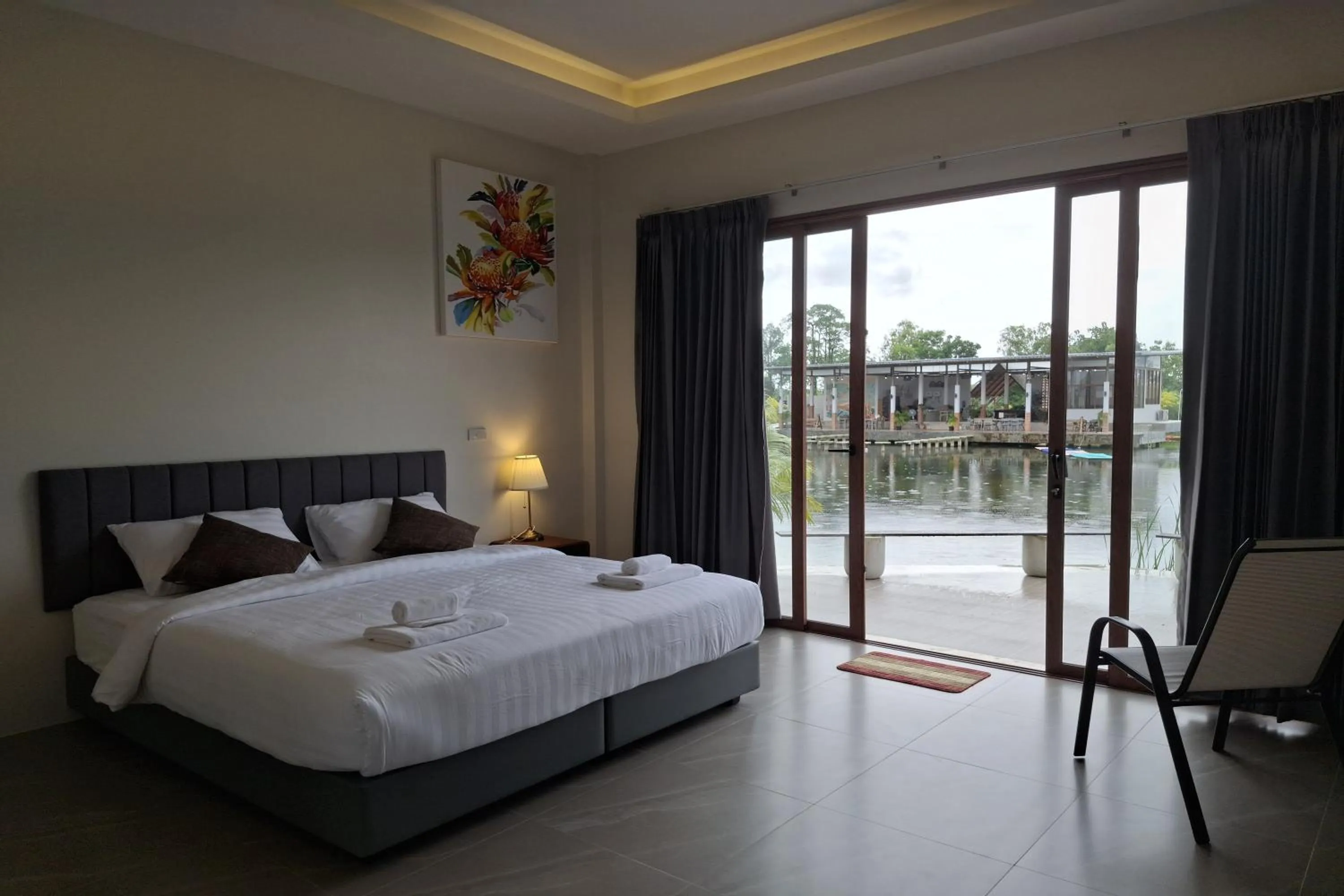 Bed in Burichan Resort