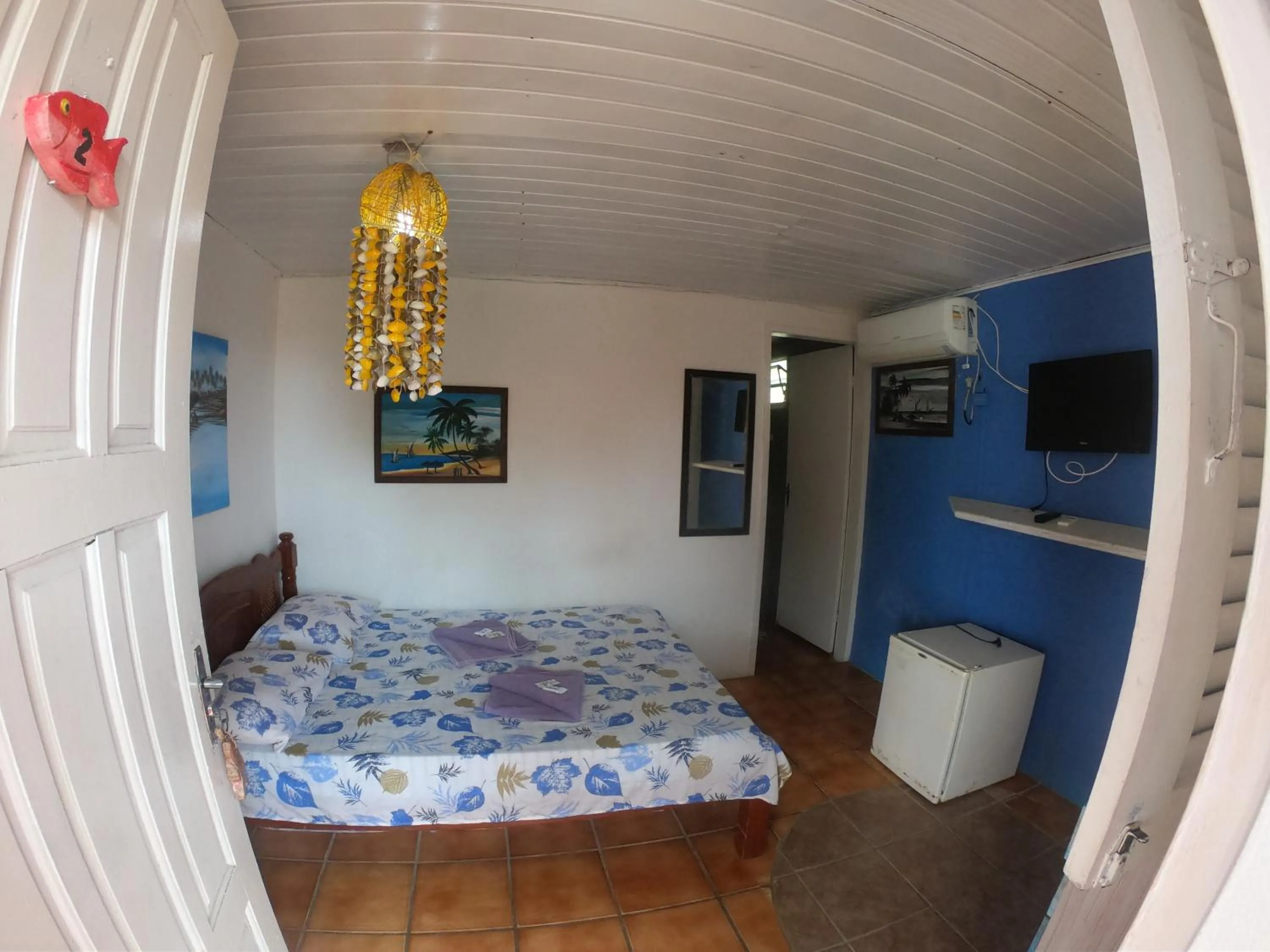 Bed in Pousada Villa DelleRose