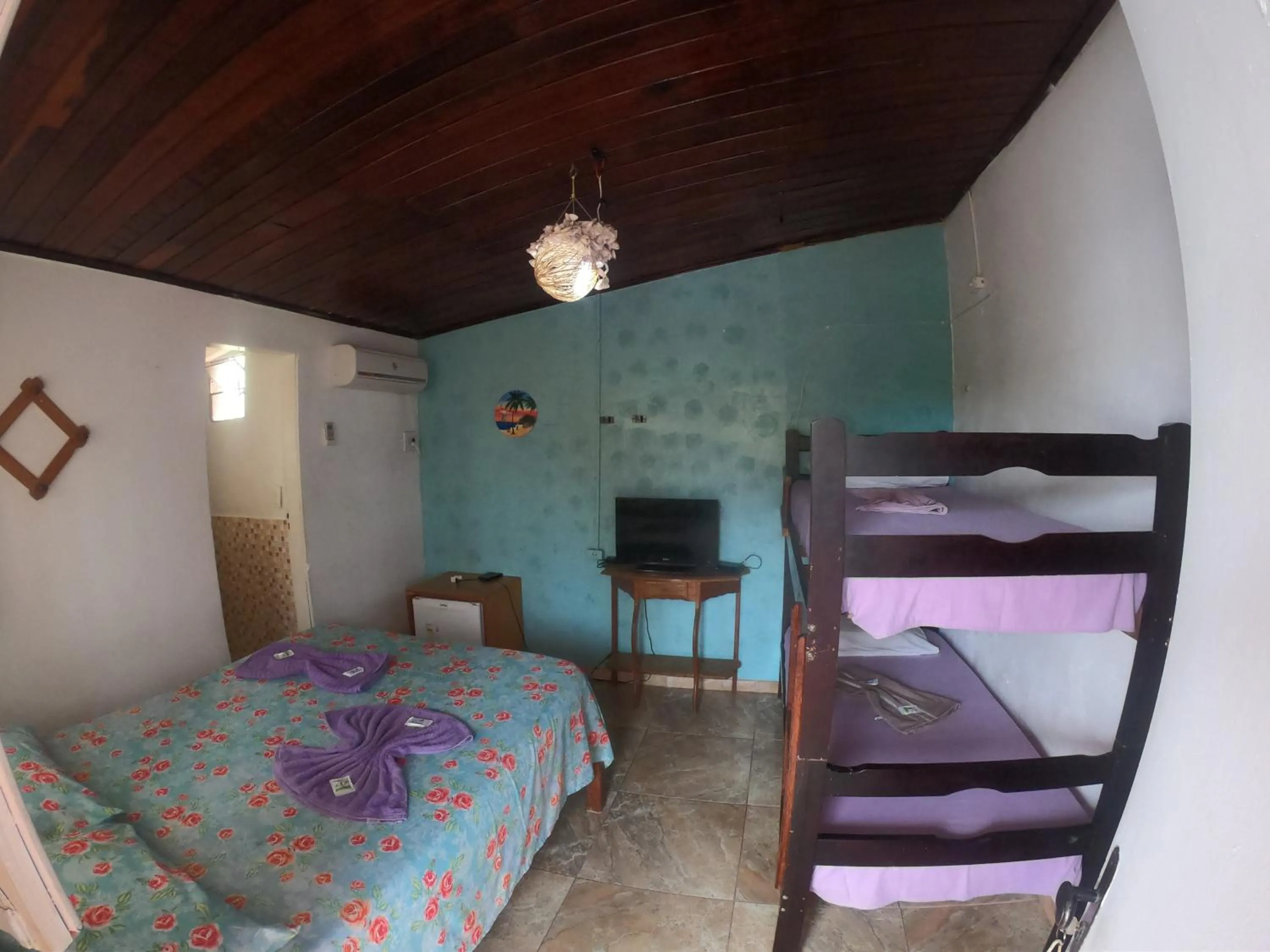 Bed in Pousada Villa DelleRose