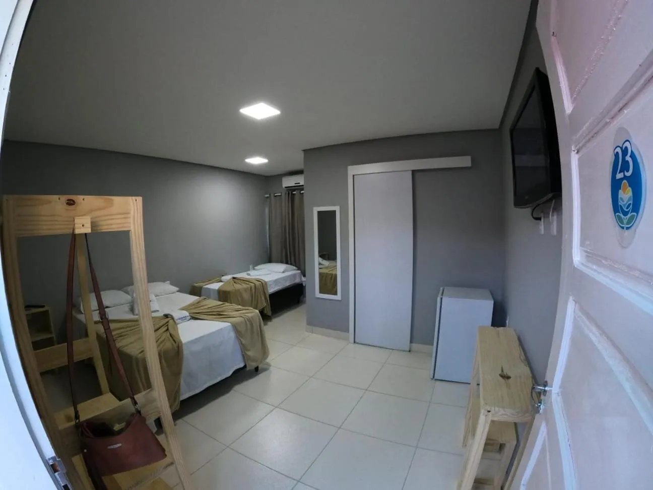 Bed in Pousada Villa DelleRose