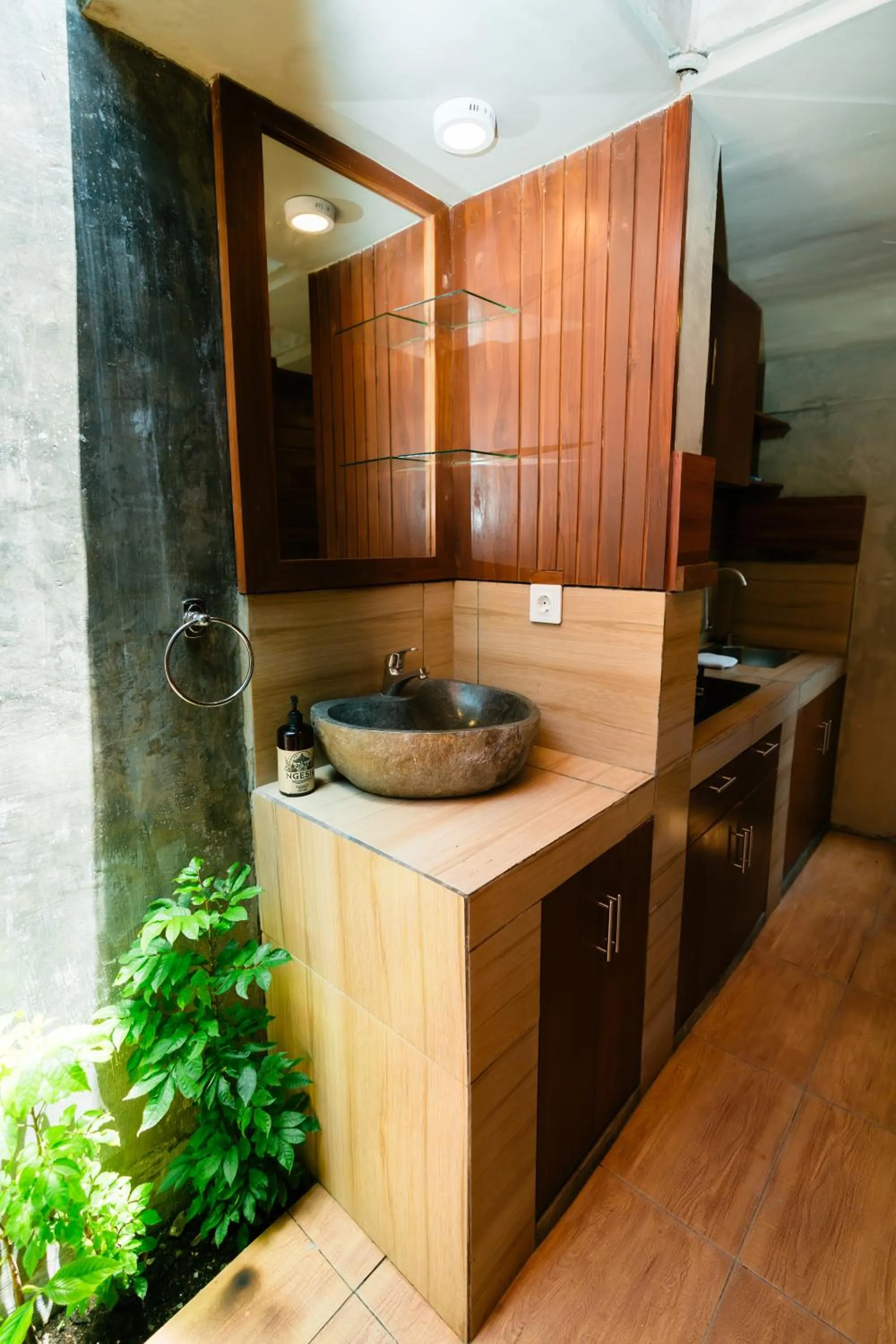 Open Air Bath in Ngesil Private Joglo & Pool