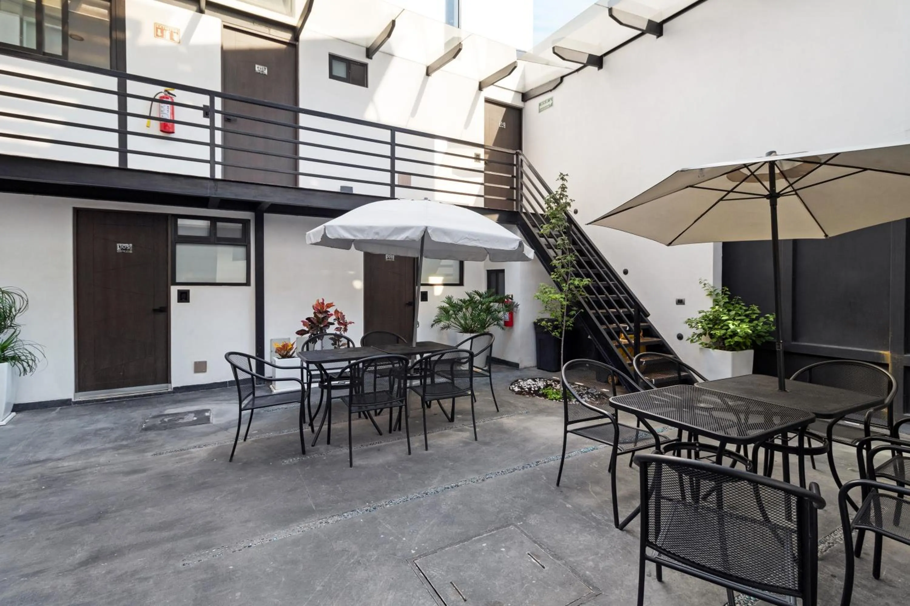 Patio in Hotel Tepeyac 402 León Calzada