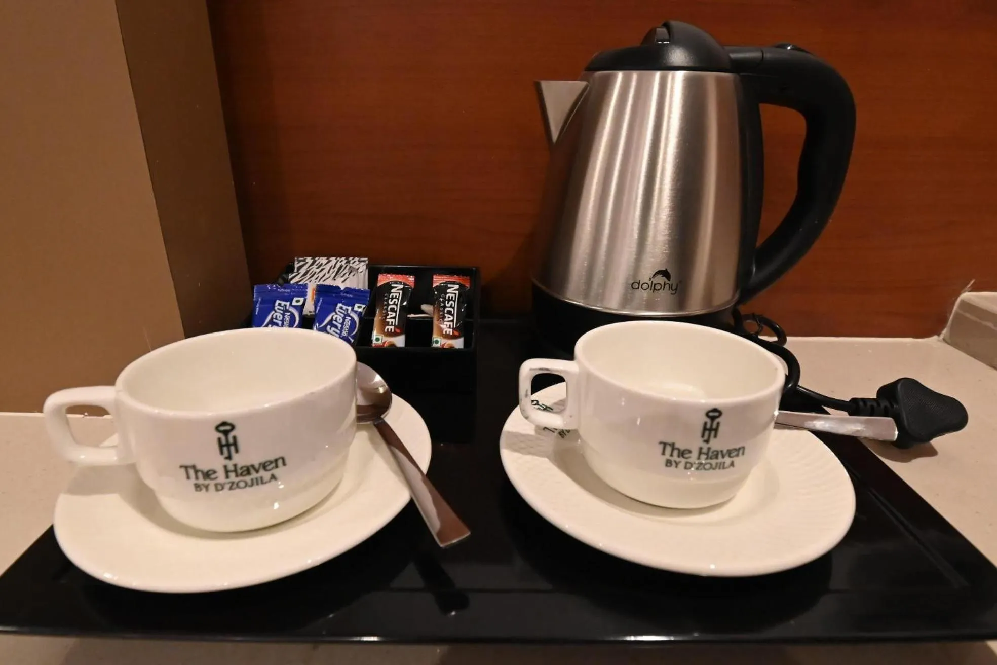 Kitchen or kitchenette in Hotel The Haven - Centrally Heated and Air Conditioned