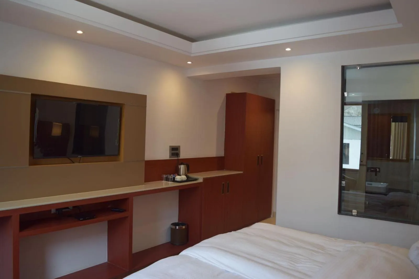 Bed in Hotel The Haven - Centrally Heated and Air Conditioned