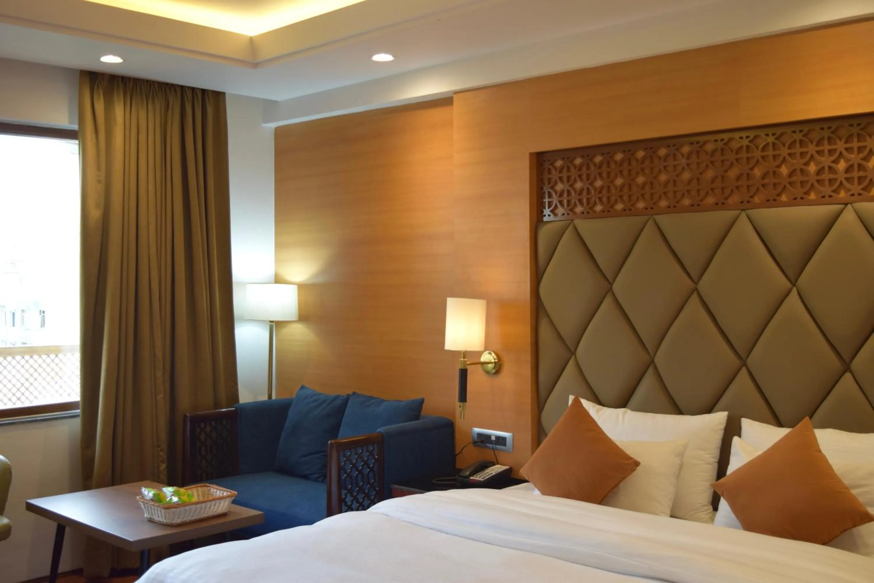 Bed in Hotel The Haven - Centrally Heated and Air Conditioned