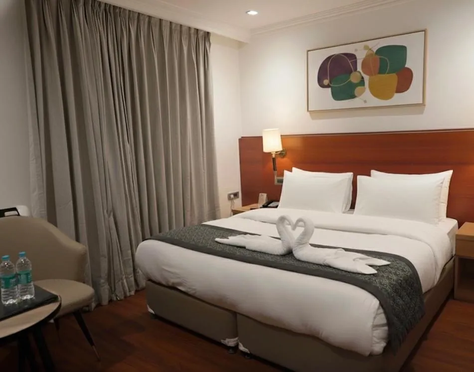 Bed in Hotel The Haven - Centrally Heated and Air Conditioned