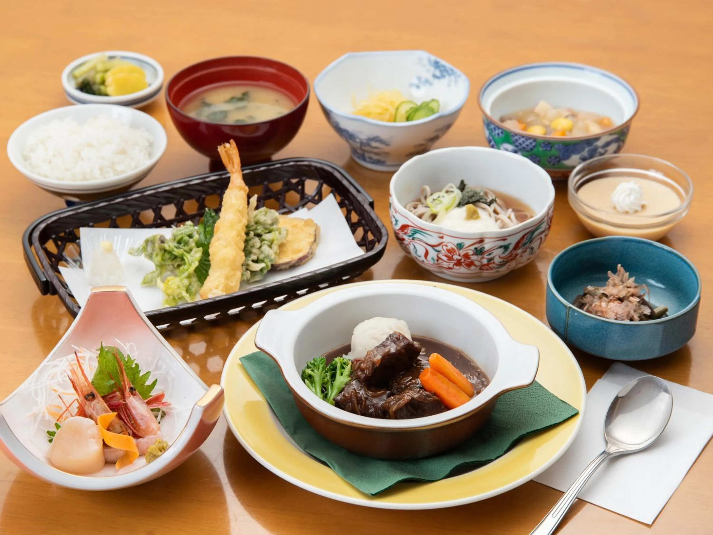 Dinner in Akakura onsen eho ryokan