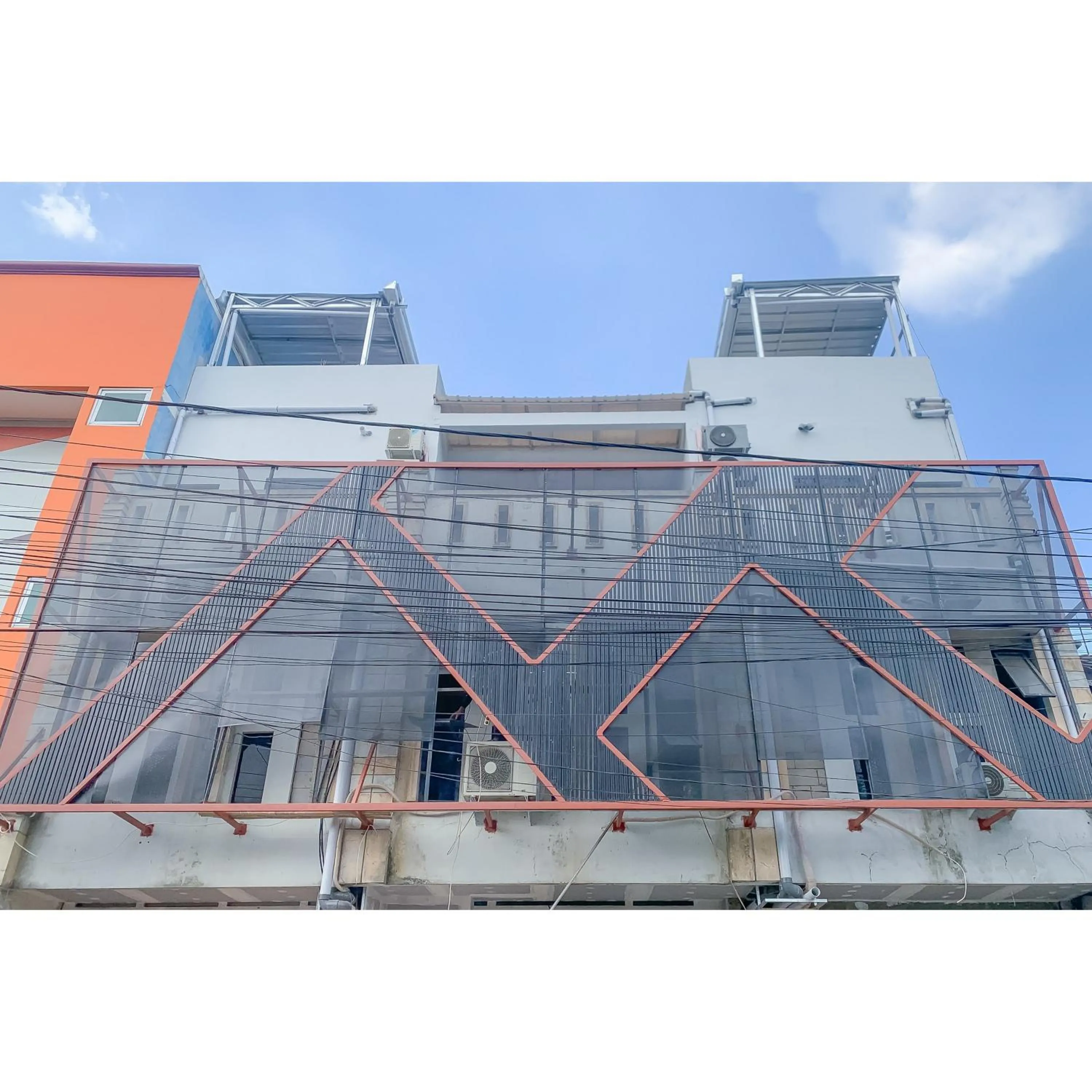 Facade/entrance in RedDoorz Plus at D San Residence Buah Batu