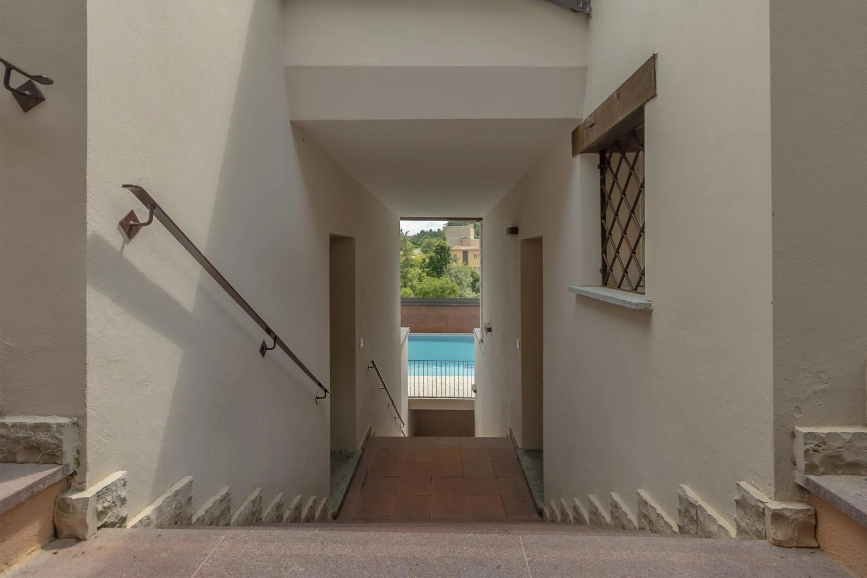 Pool view in Luce Boutique Hotel