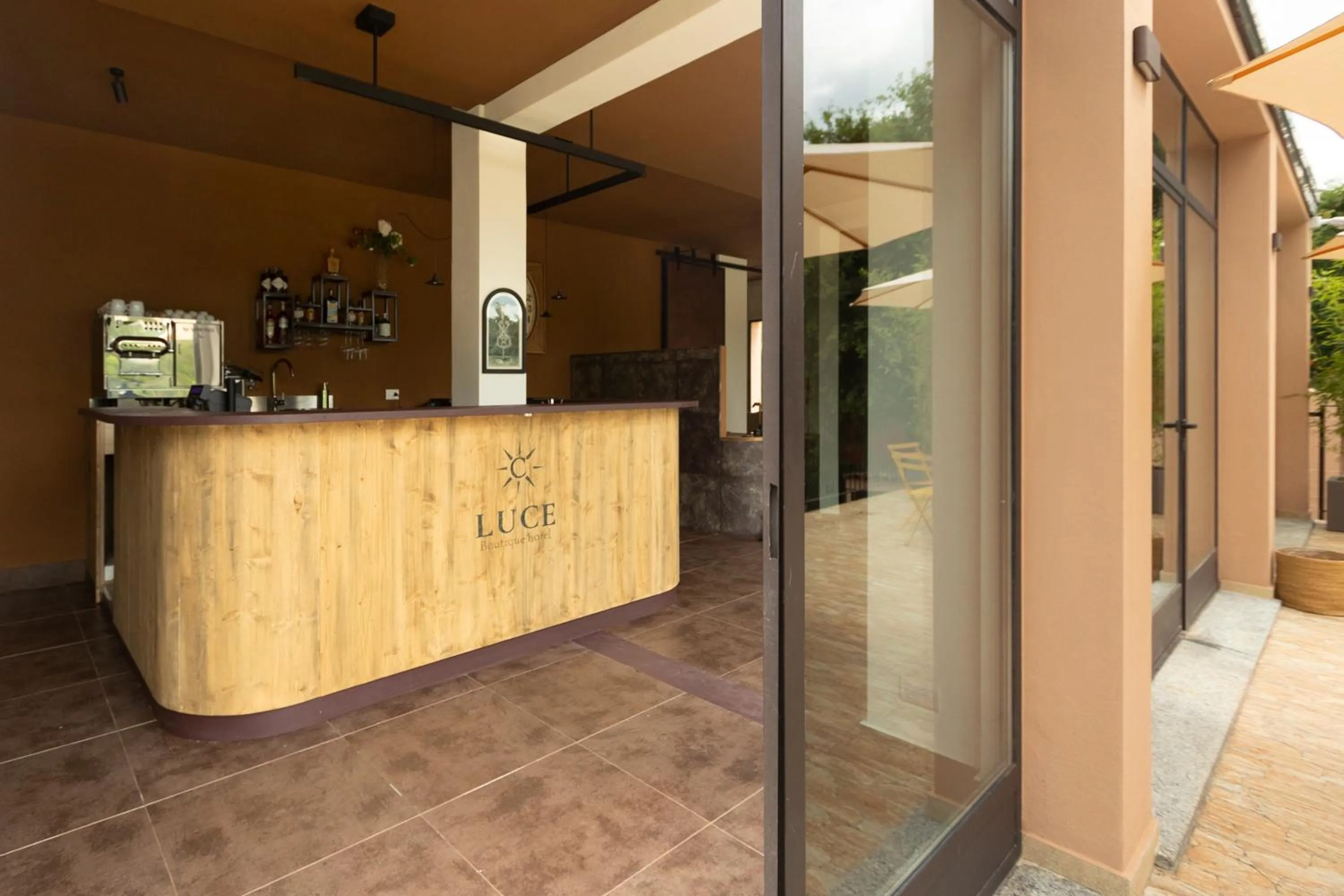 Property logo or sign in Luce Boutique Hotel