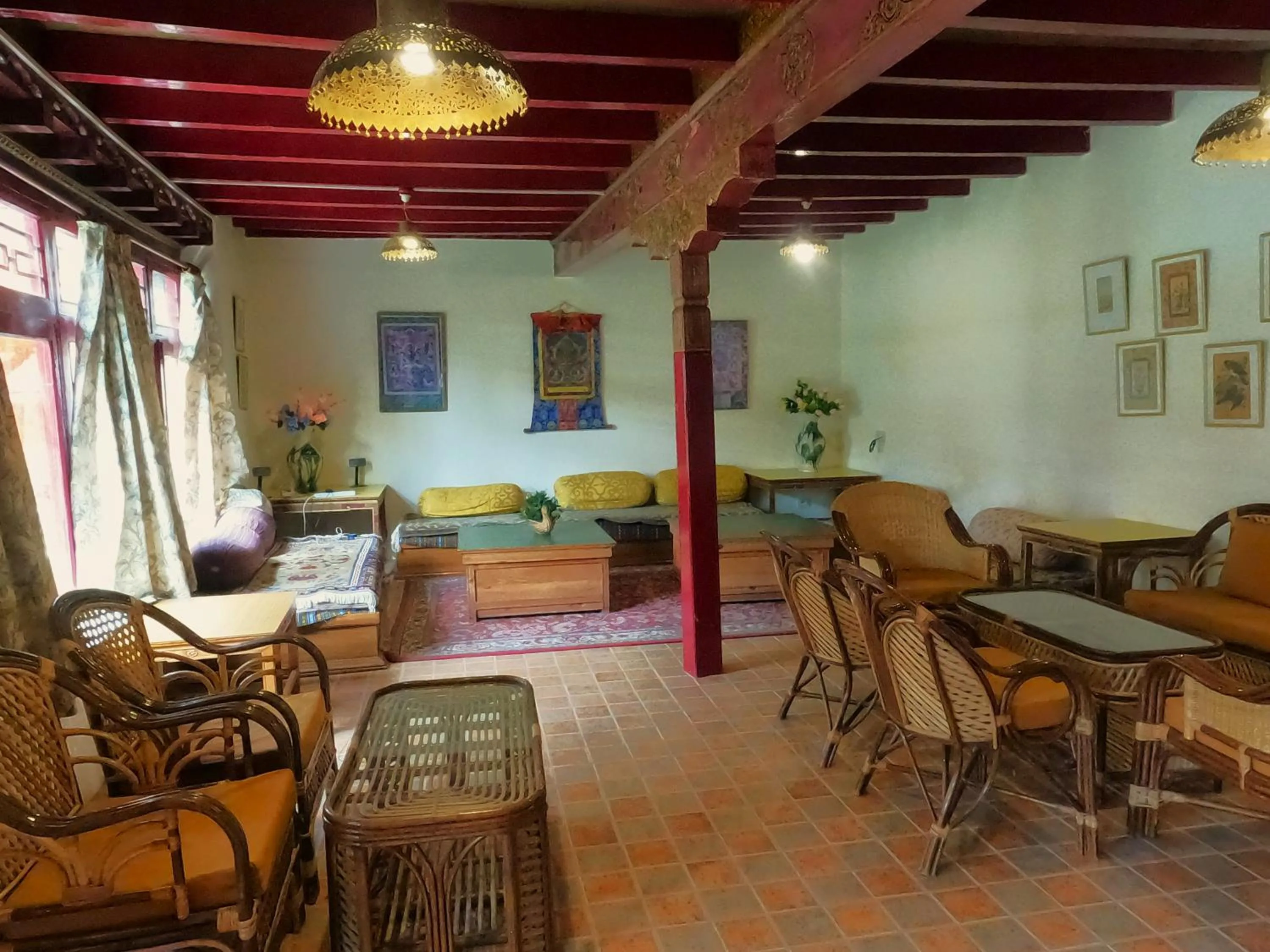 Lobby or reception in Lharimo Hotel Leh - Ladakh