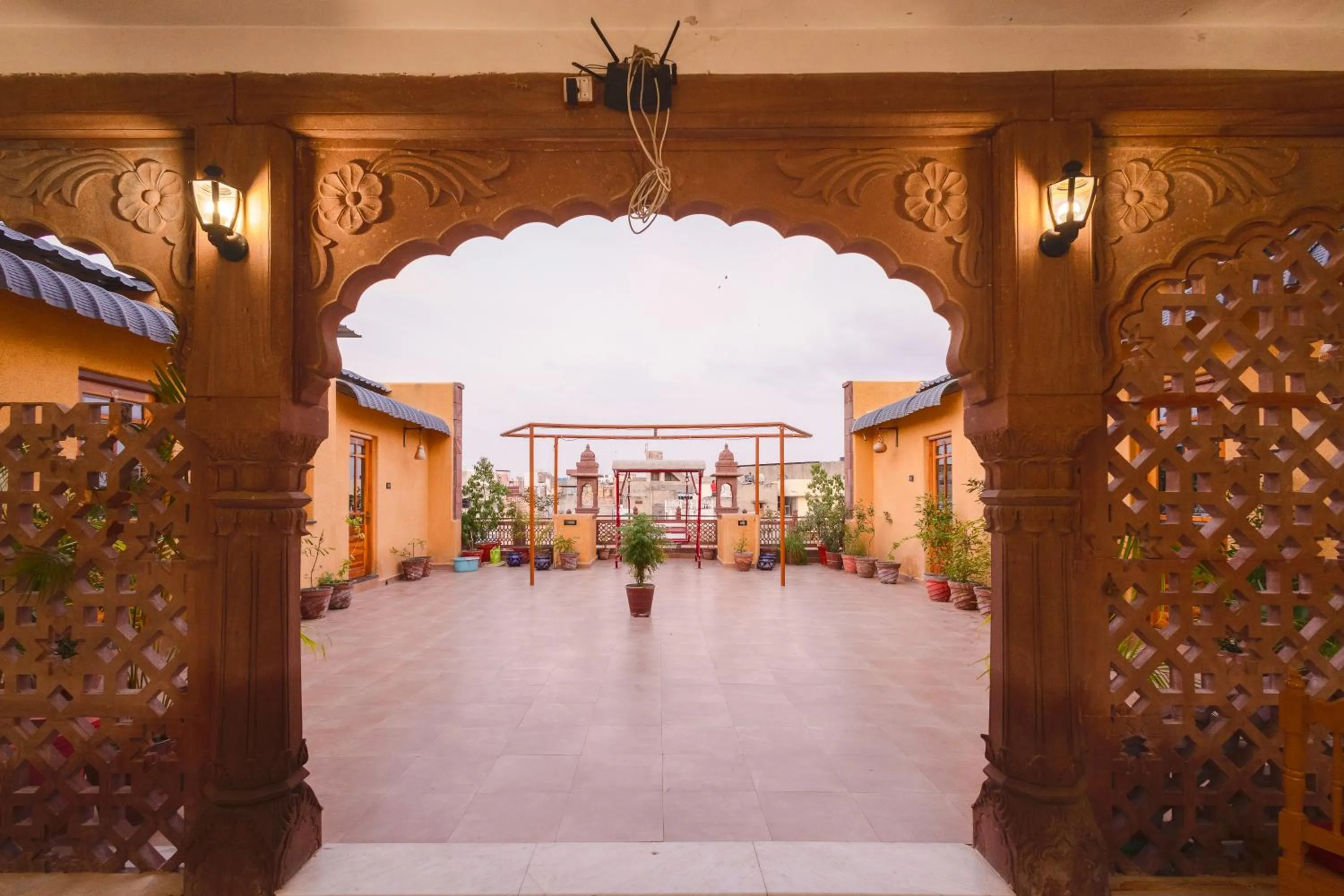 Facade/entrance in Heritage Kuchaman Haveli