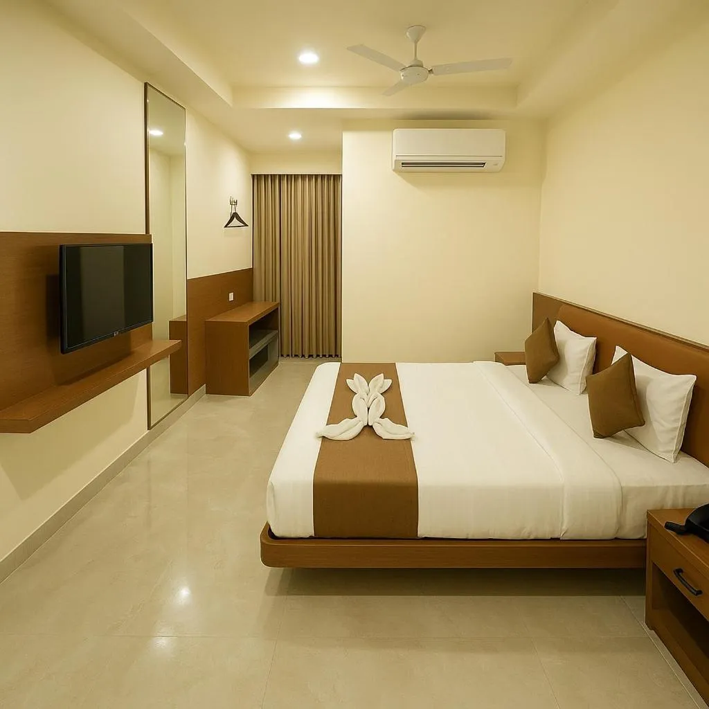 Bedroom, Bed in StayGuru The Canyon Inn