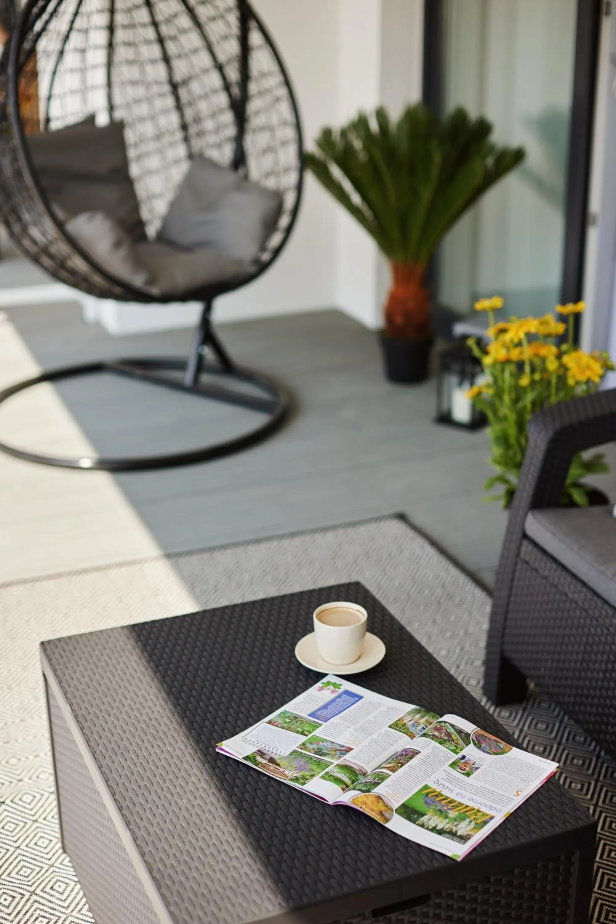 Seating area in Resort Baltic Waves Apartments - Pool & Spa