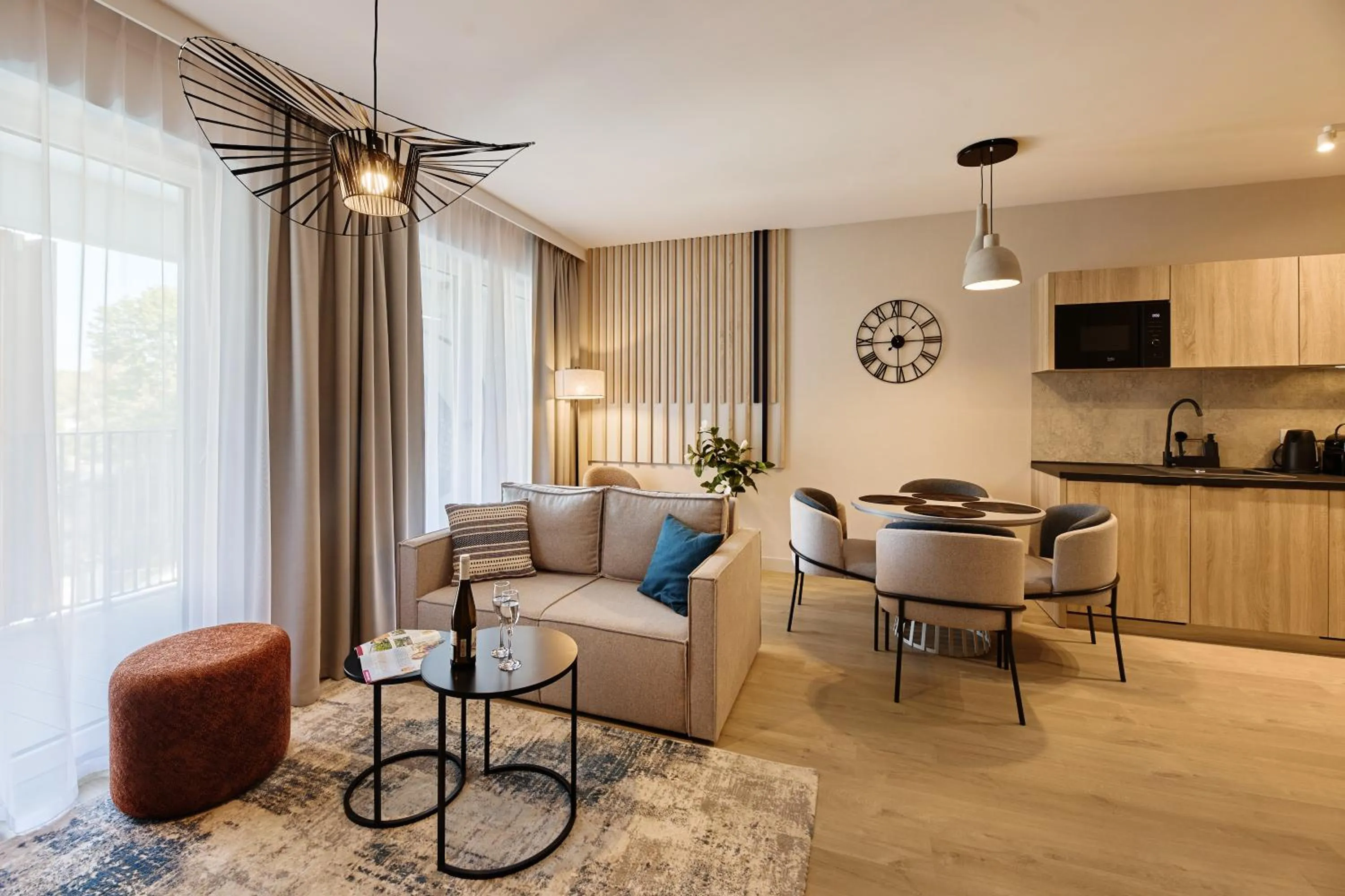 TV and multimedia in Resort Baltic Waves Apartments - Pool & Spa