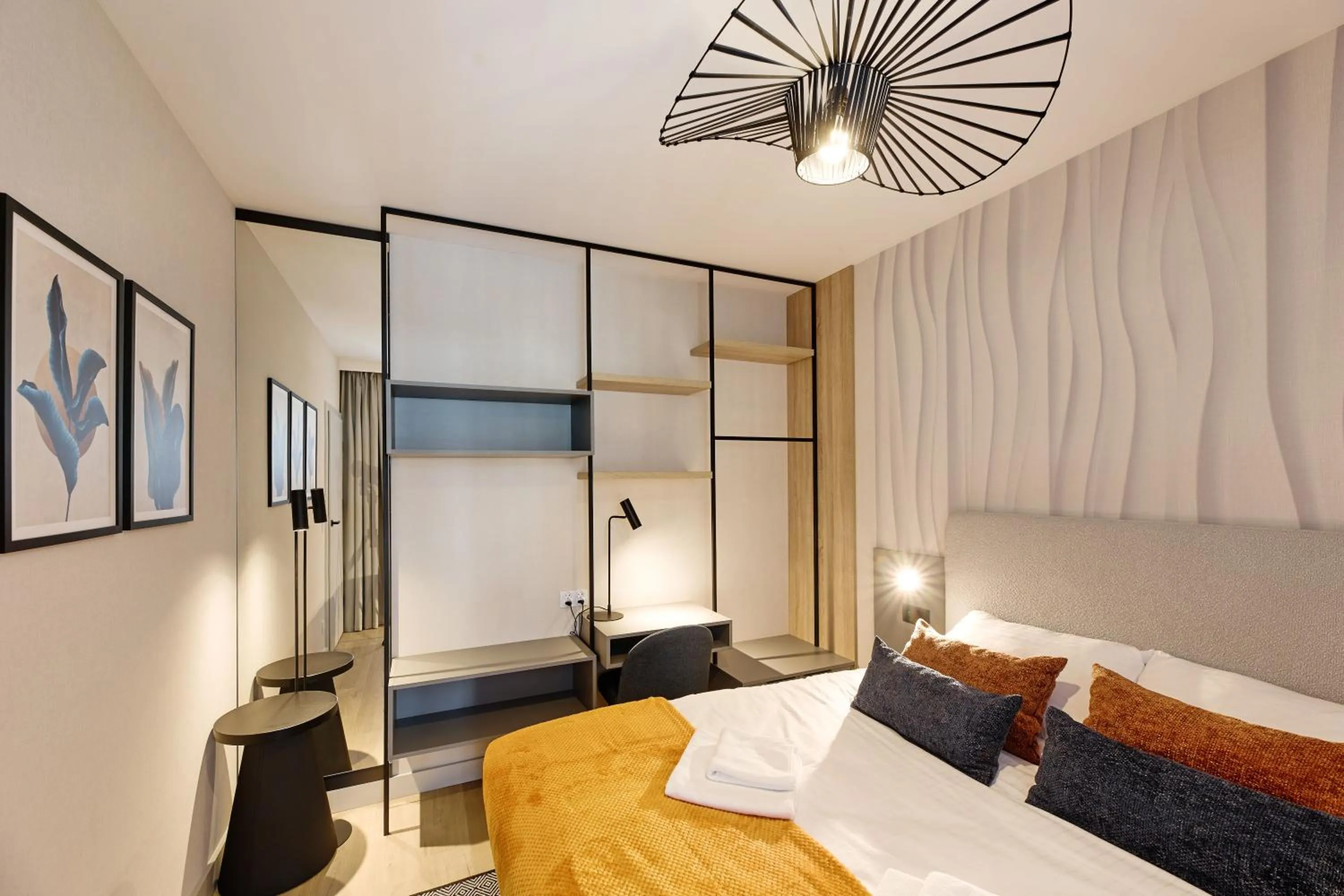 Bed in Resort Baltic Waves Apartments - Pool & Spa