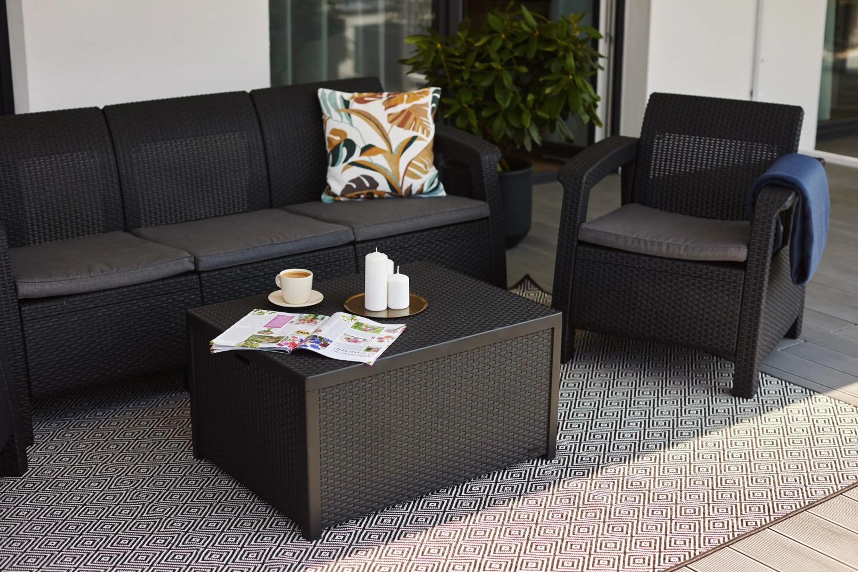 Seating area in Resort Baltic Waves Apartments - Pool & Spa