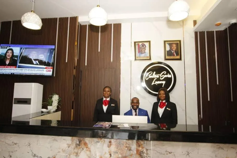 Lobby or reception in Carlton Swiss Luxury Residency