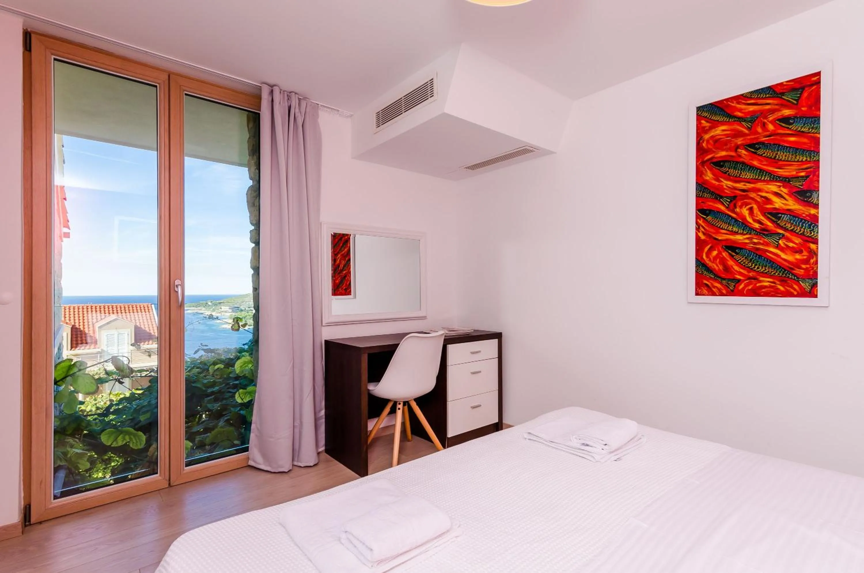 Bedroom, Bed in Villa Art Gallery
