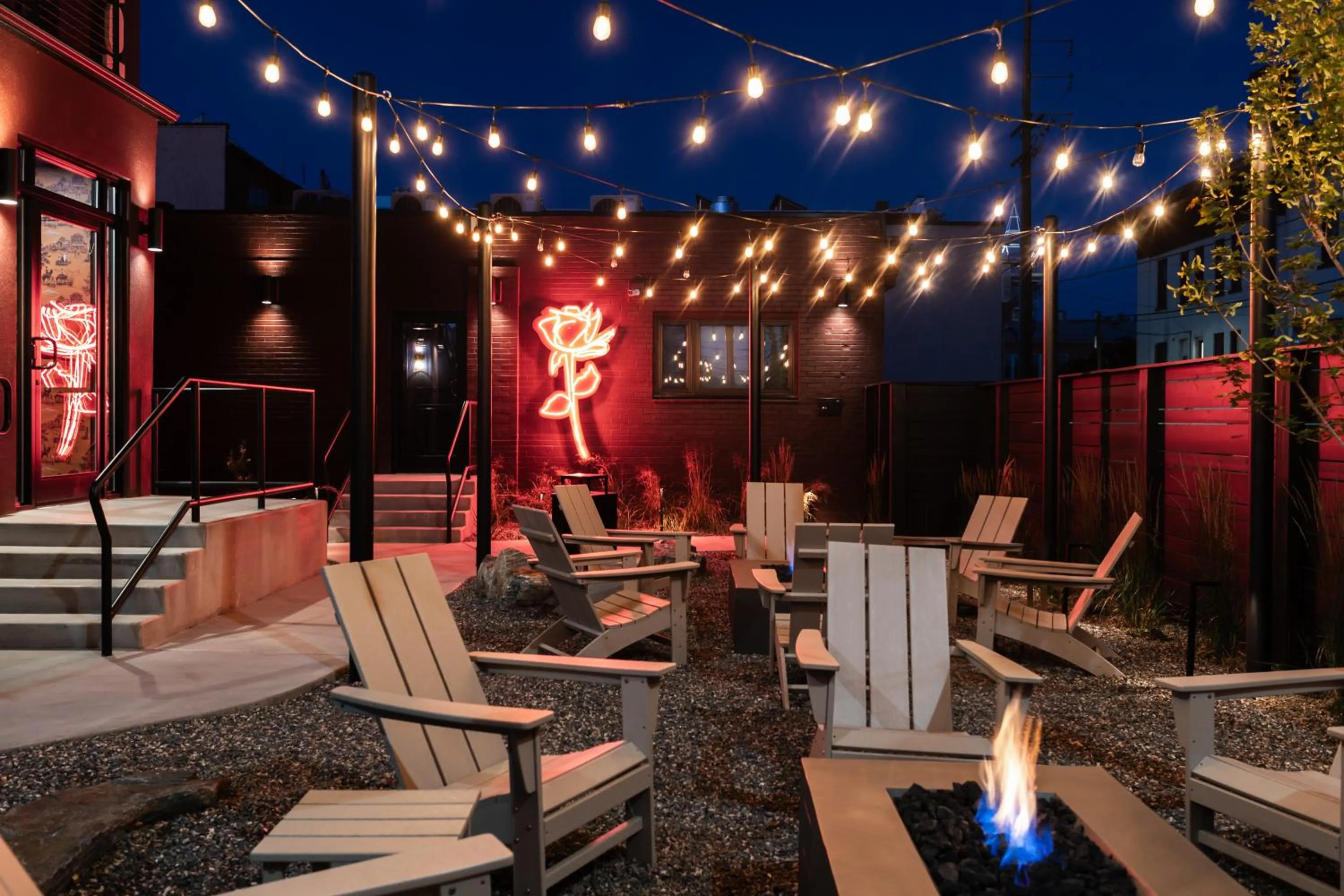 Patio in The Hotel Melrose