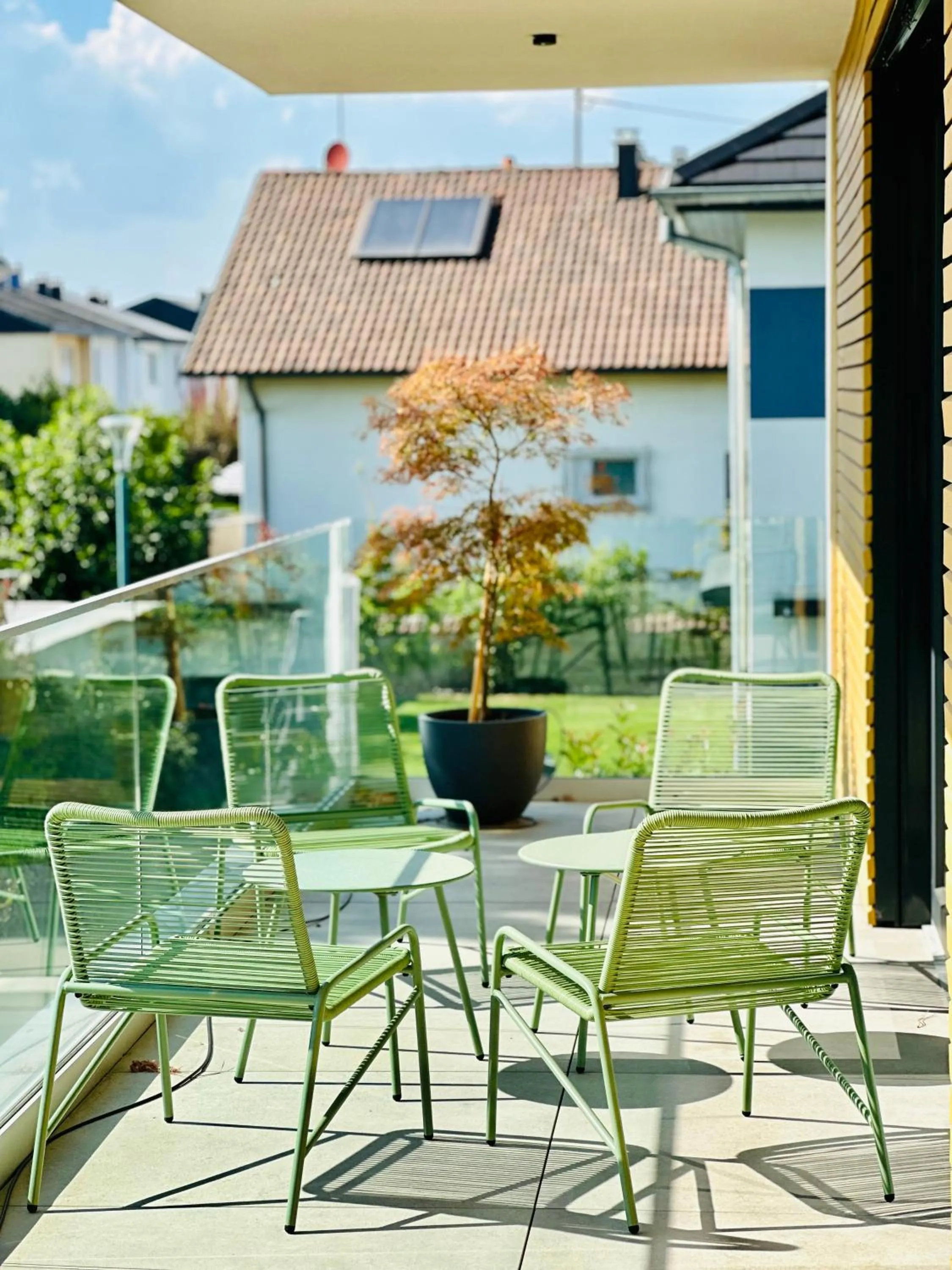 Balcony/Terrace in Homely Basel Airport