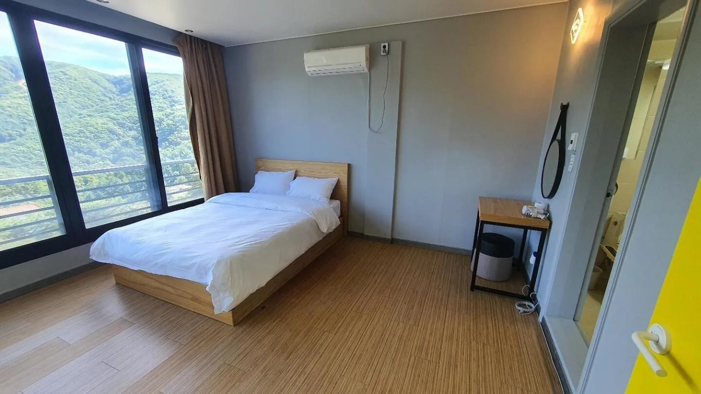 Bed in Yangju Gray Castle Pension