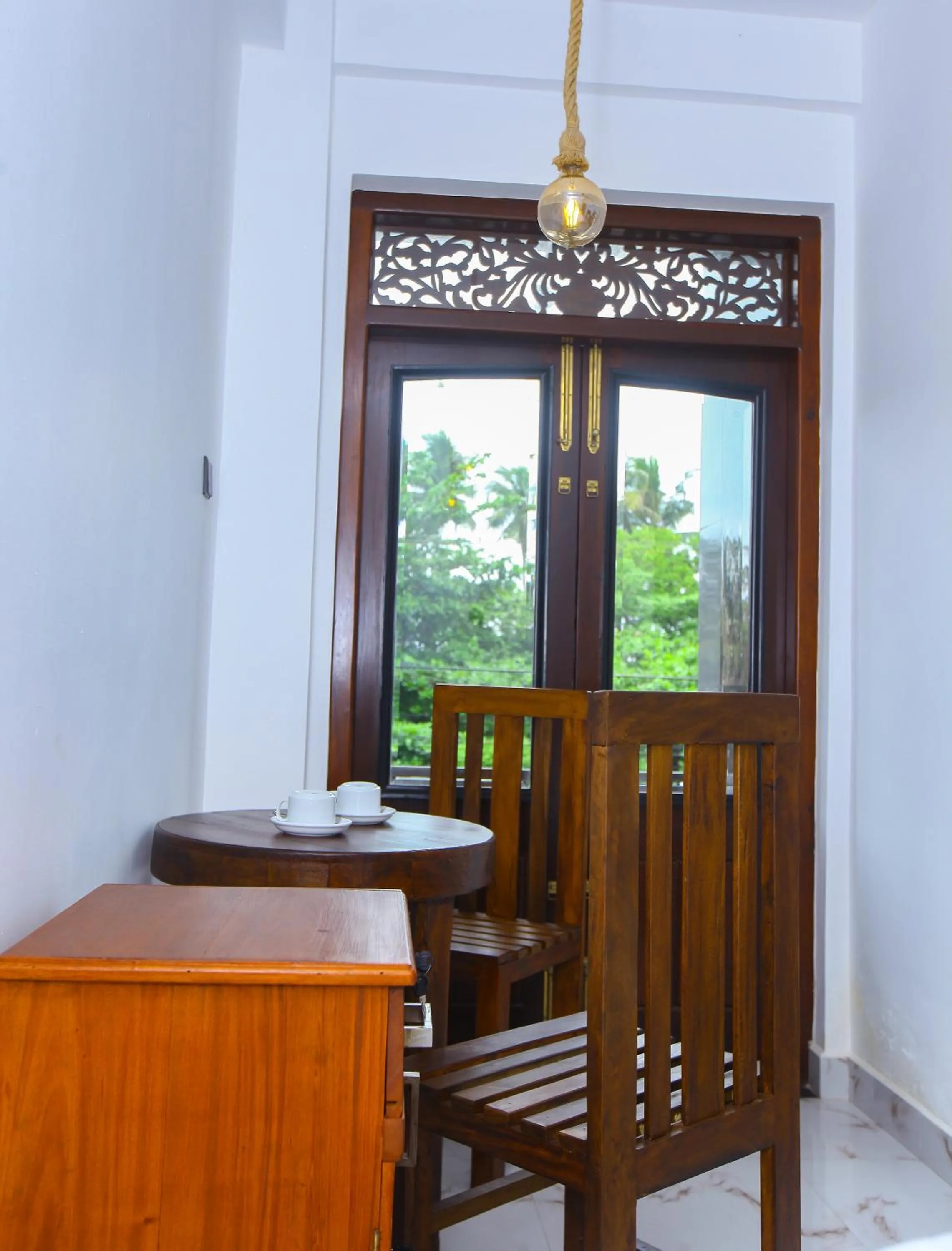 Seating area in Sakura Surf Lanka Hotel & Restaurant