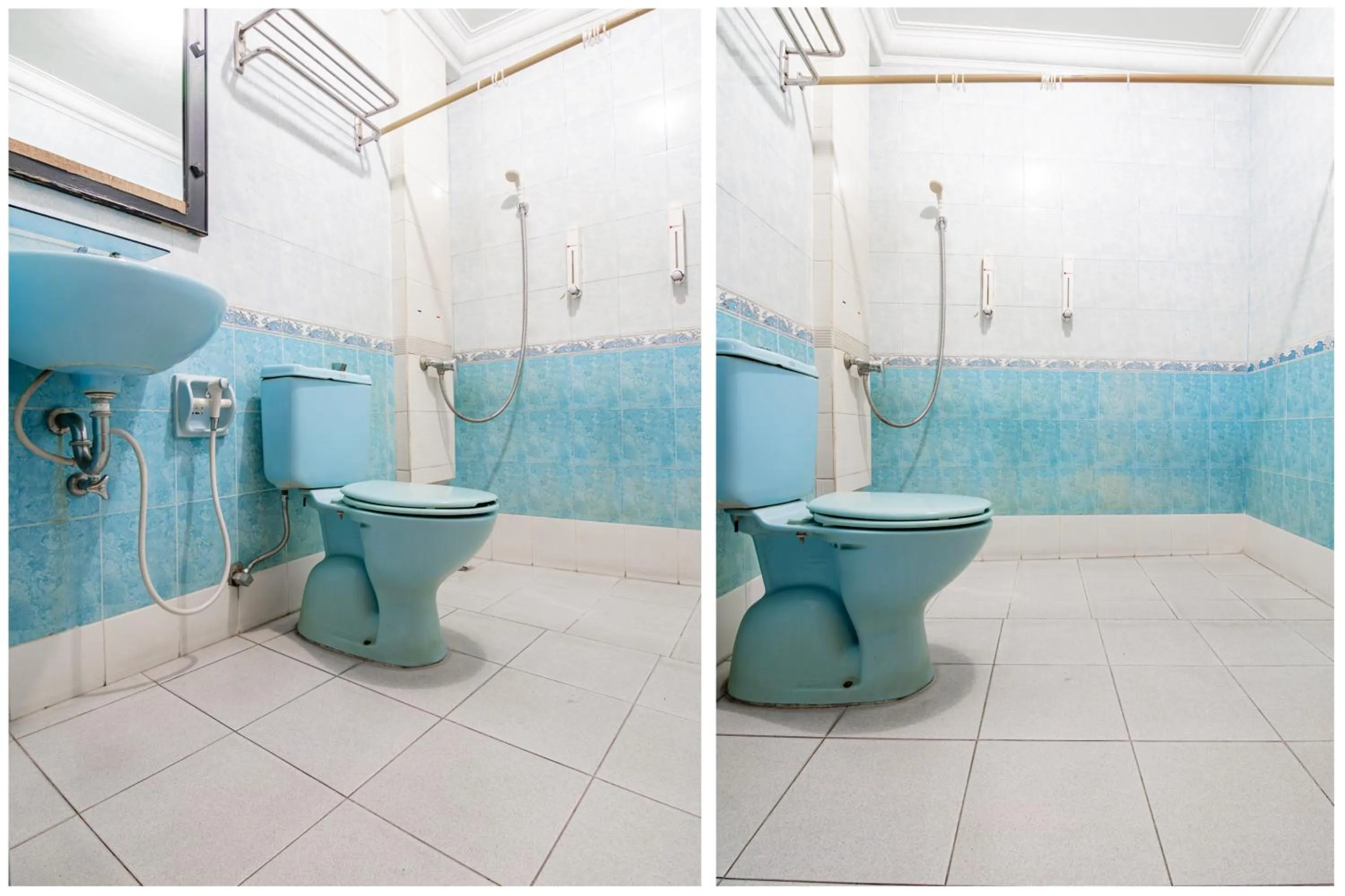 Bathroom in Collection O Senapelan Near Rsud Petala Bumi Formerly De Town Hotel