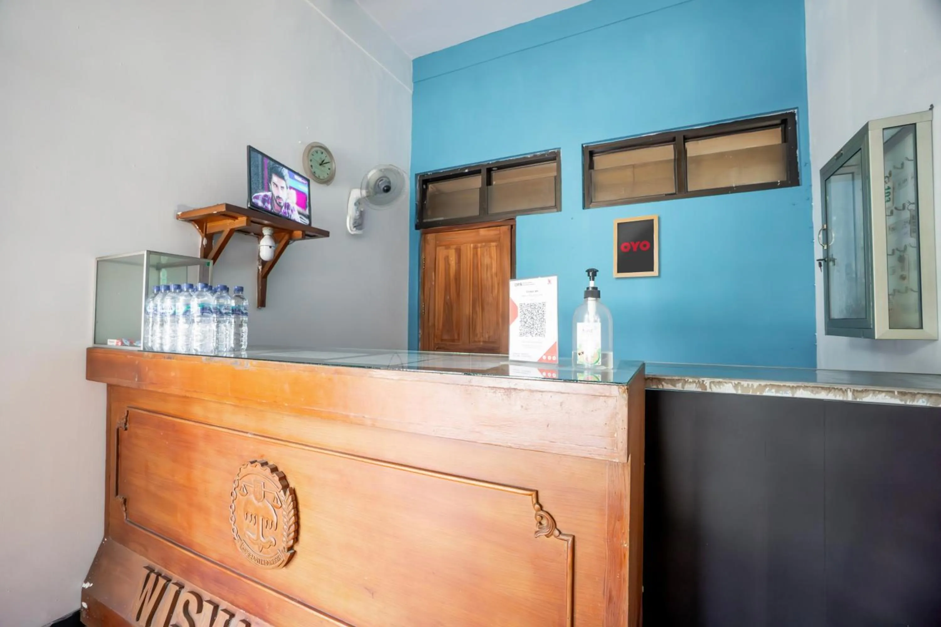 Lobby or reception in Hotel O Central Madiun Near Stasiun Kota Madiun