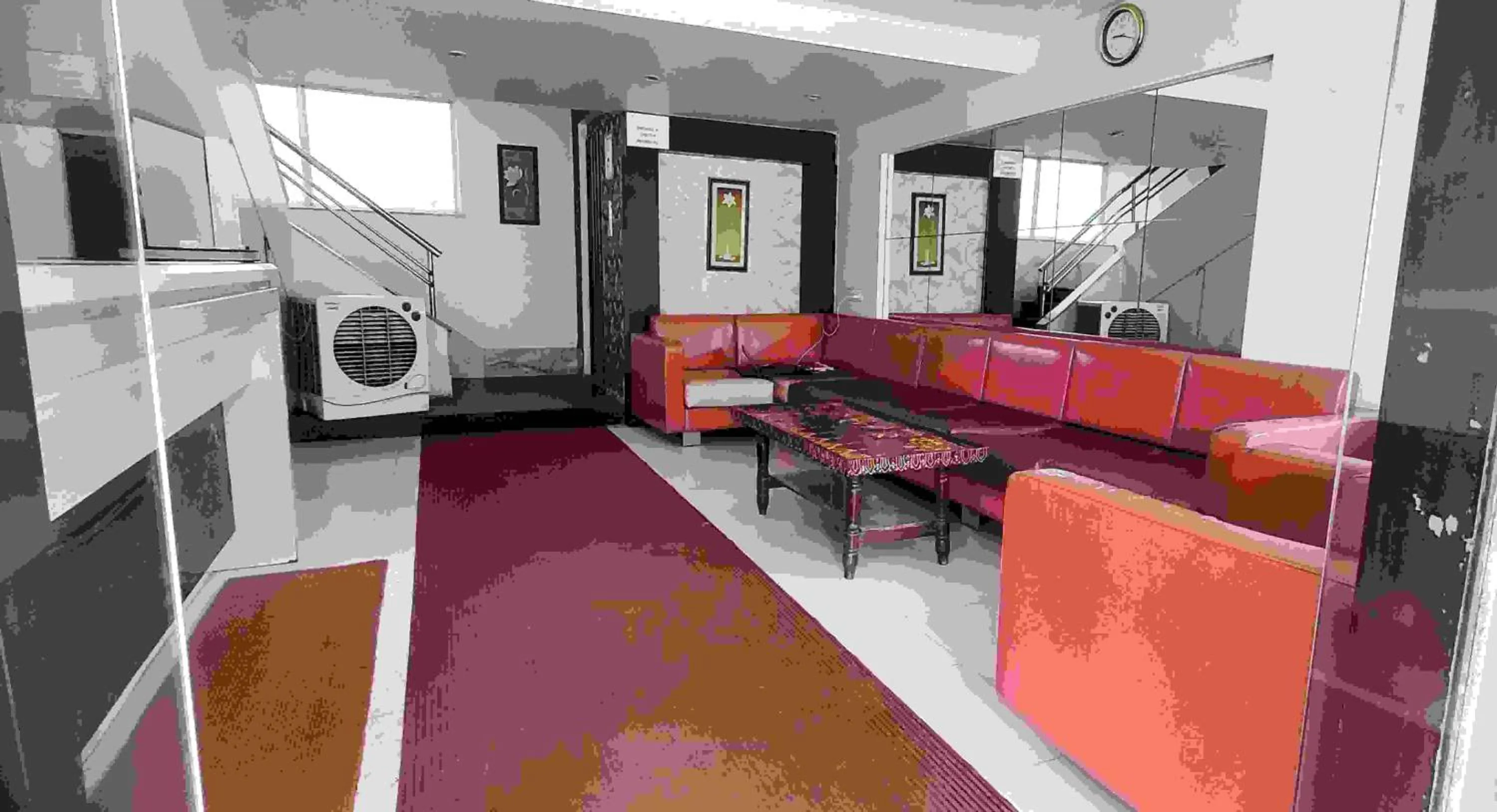 Lobby or reception in The Byke Suresh Plaza