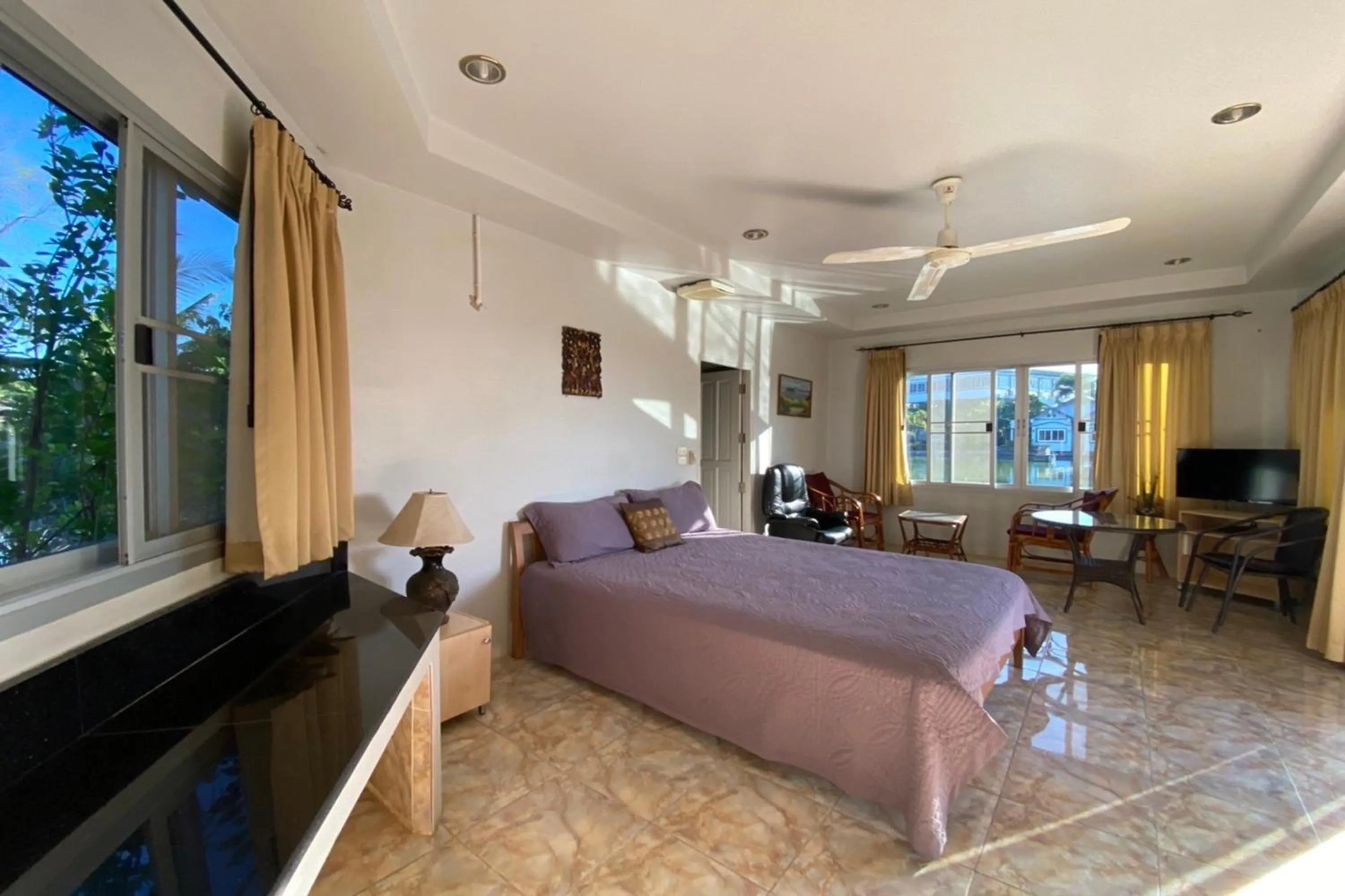 Bedroom in Baan Sanuan Resort