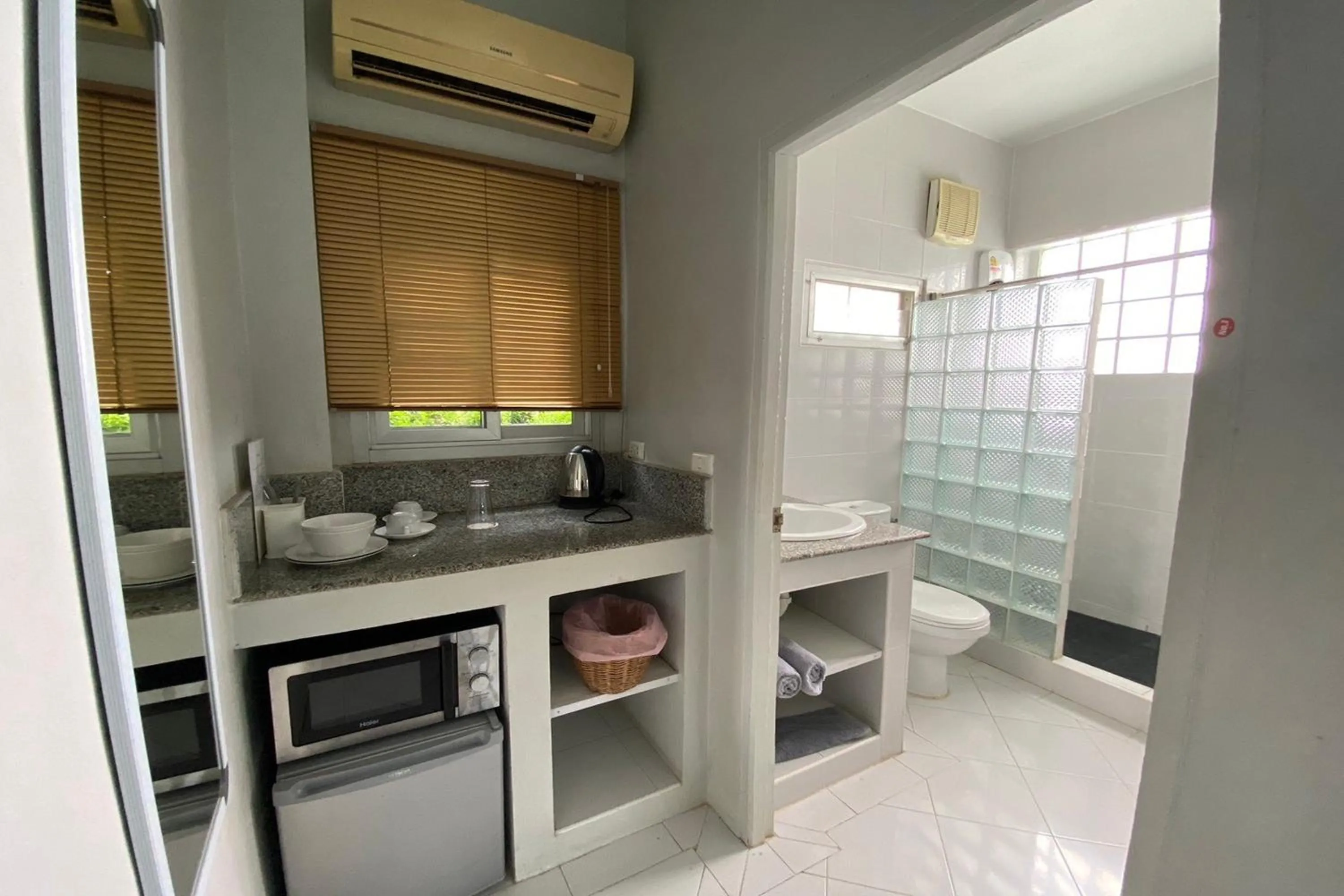 Kitchen or kitchenette in Baan Sanuan Resort