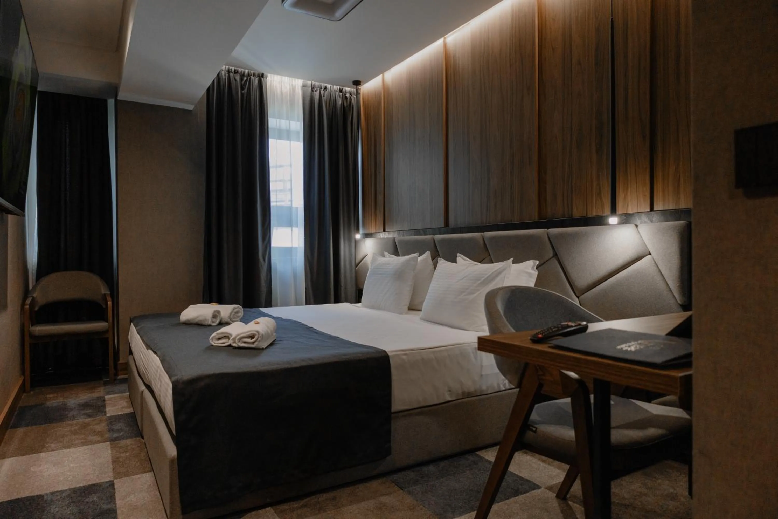 Property building, Bed in Lumière Hotel Pool & SPA