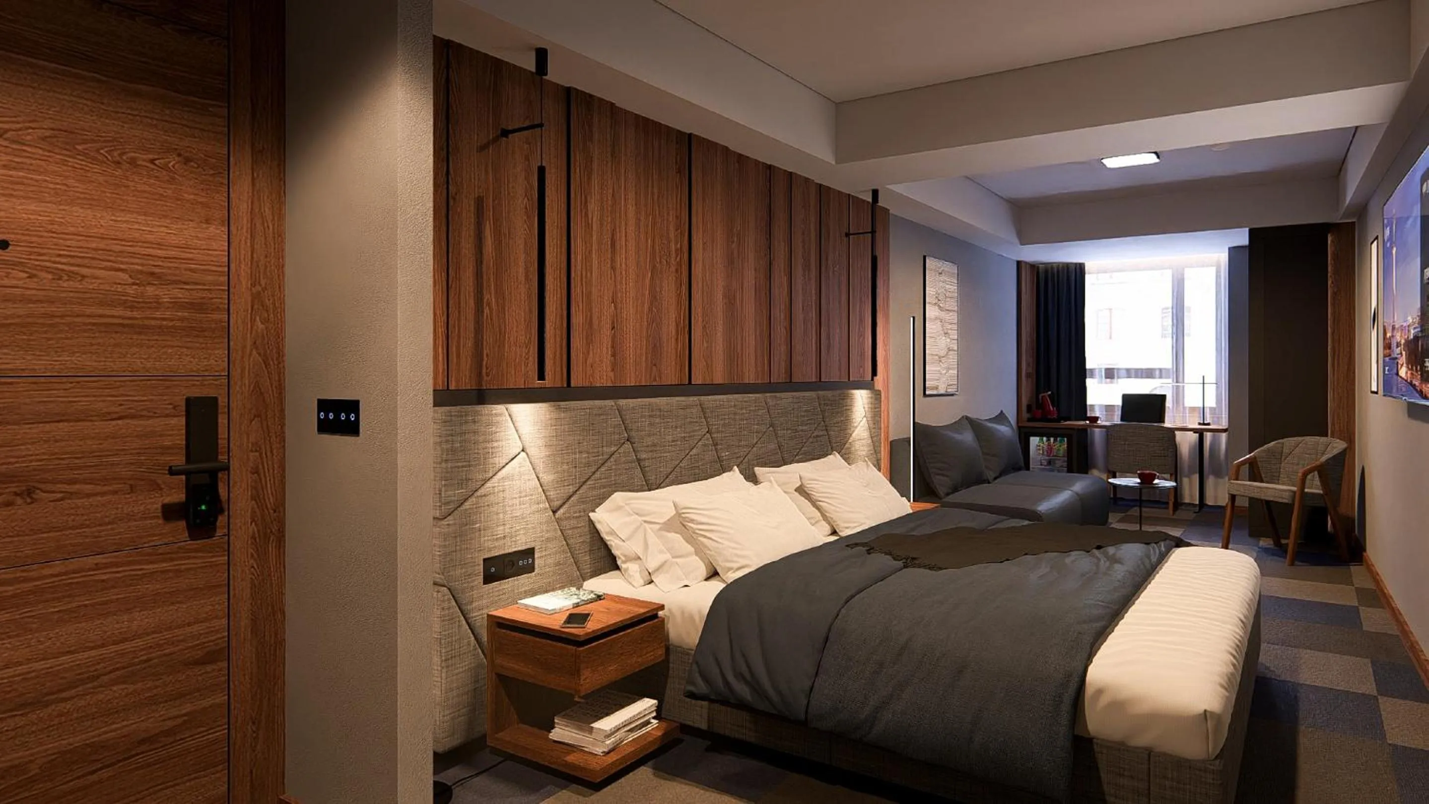 Bed in Lumière Hotel Pool & SPA