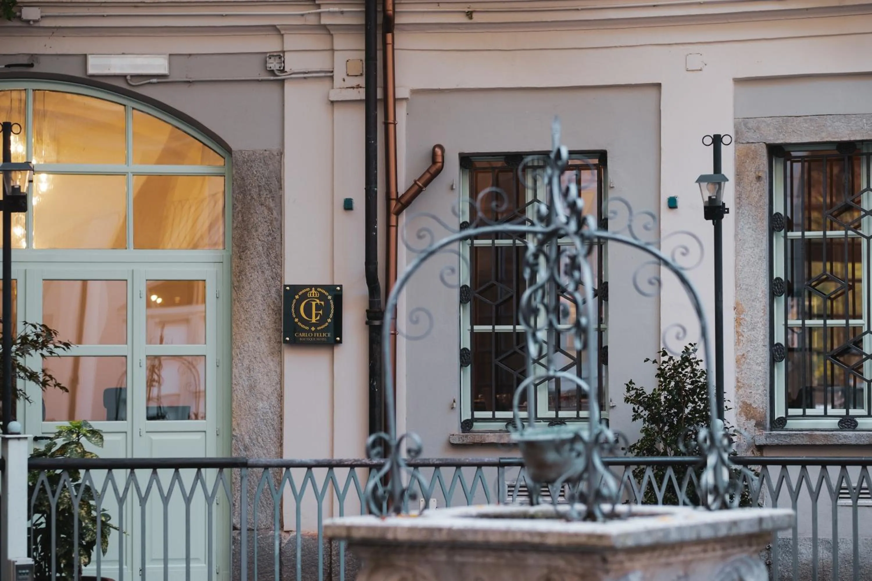 Garden in Carlo Felice Boutique Hotel