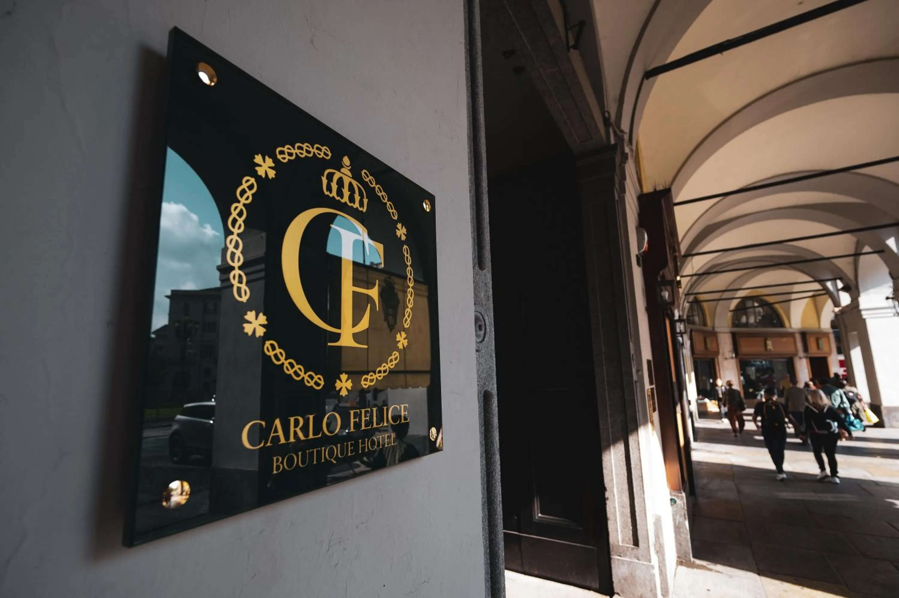 Property logo or sign in Carlo Felice Boutique Hotel