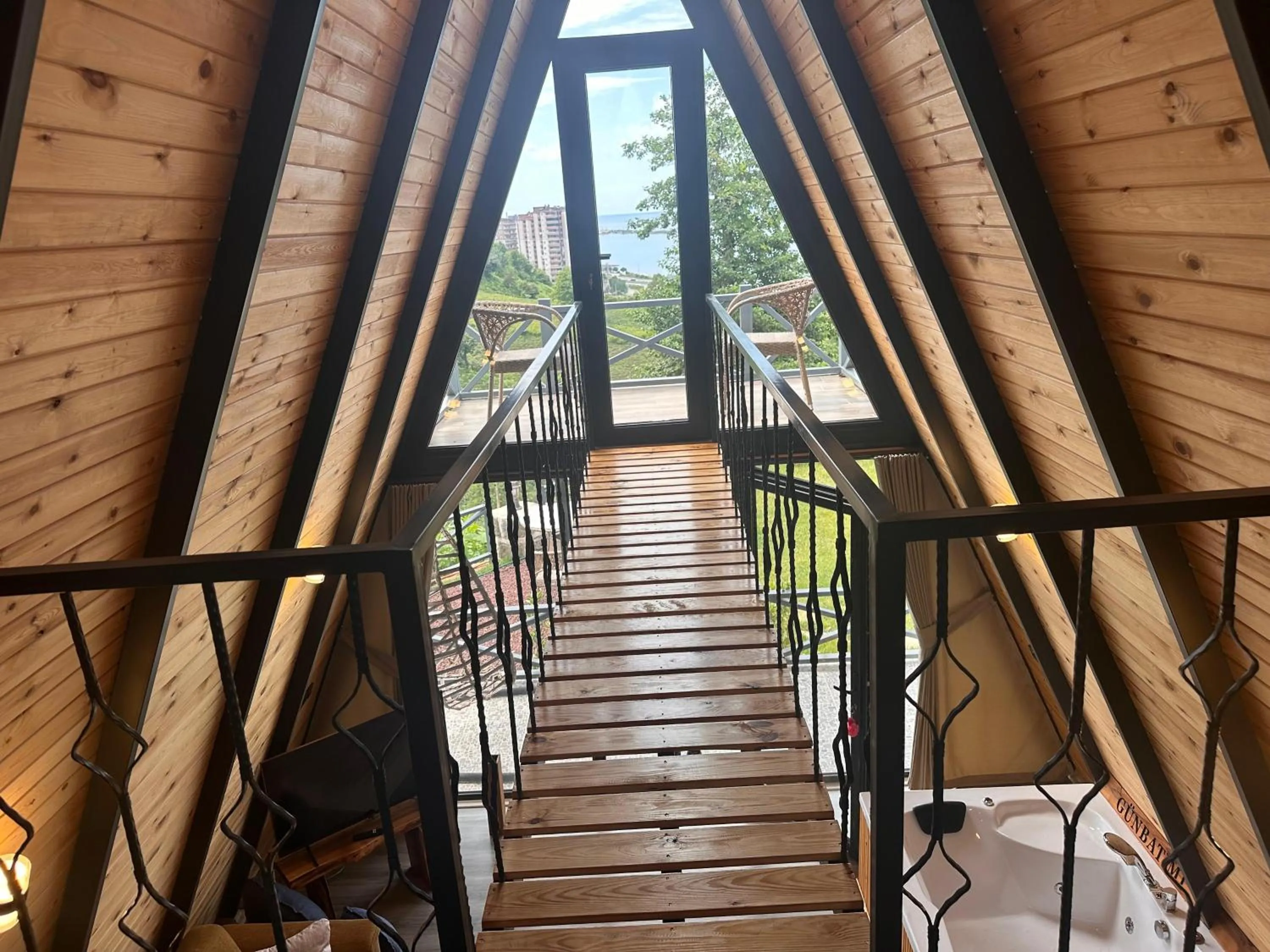 Balcony/Terrace in Çicek Bungalov